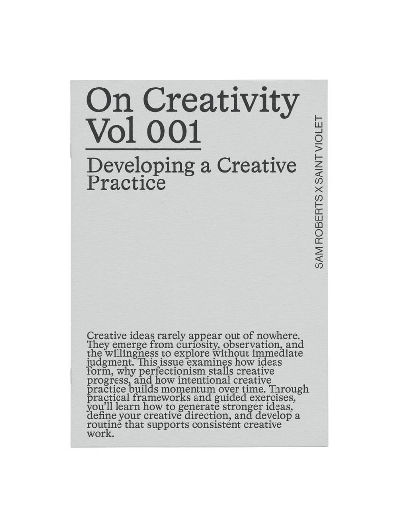 On Creativity Vol. 1: Developing a Creative Practice Zine