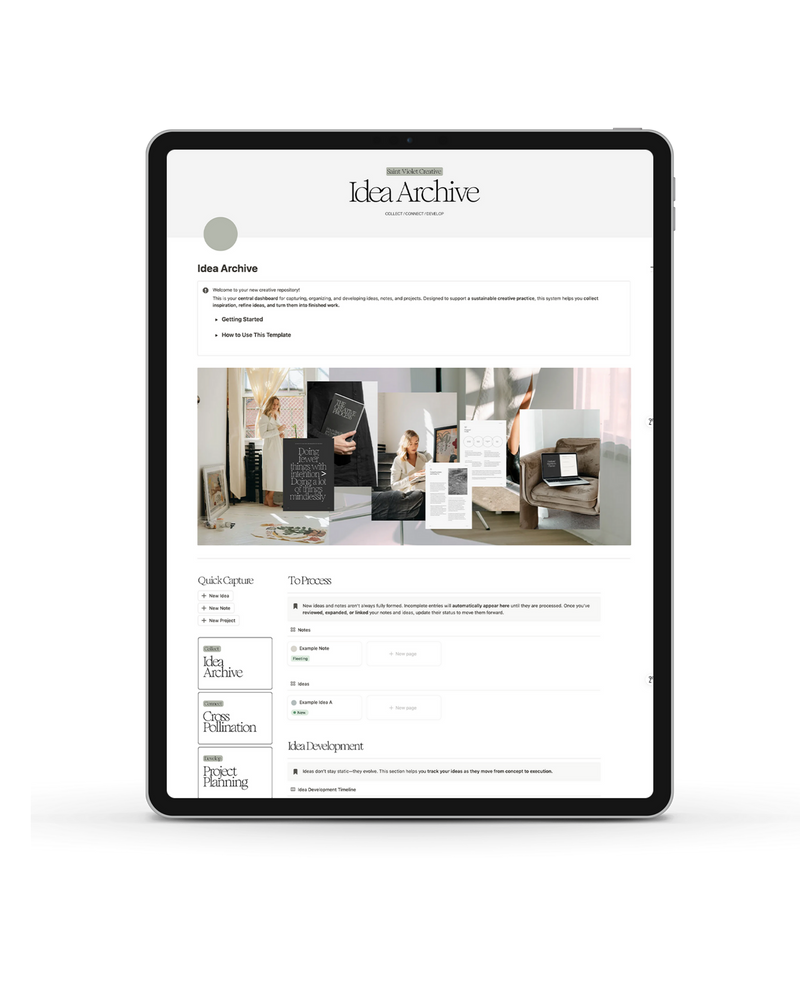 Idea Archive Notion Template