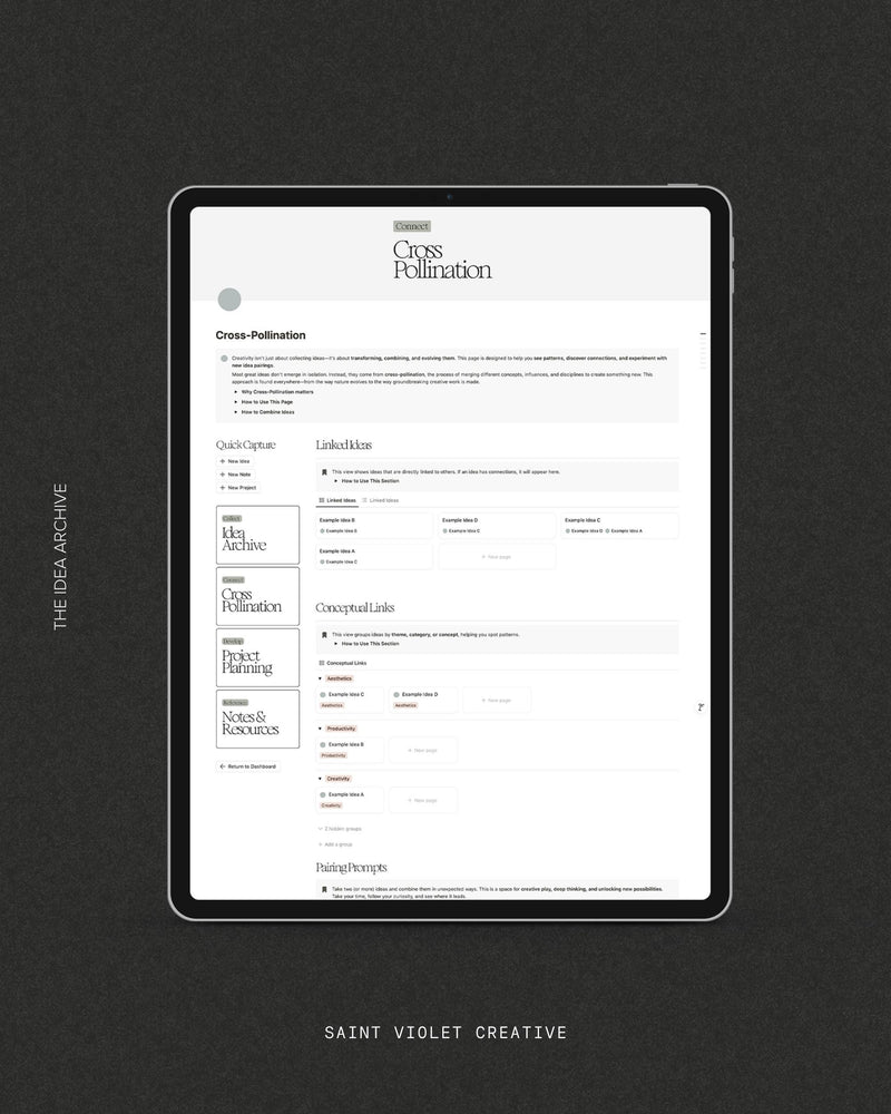 Idea Archive Notion Template