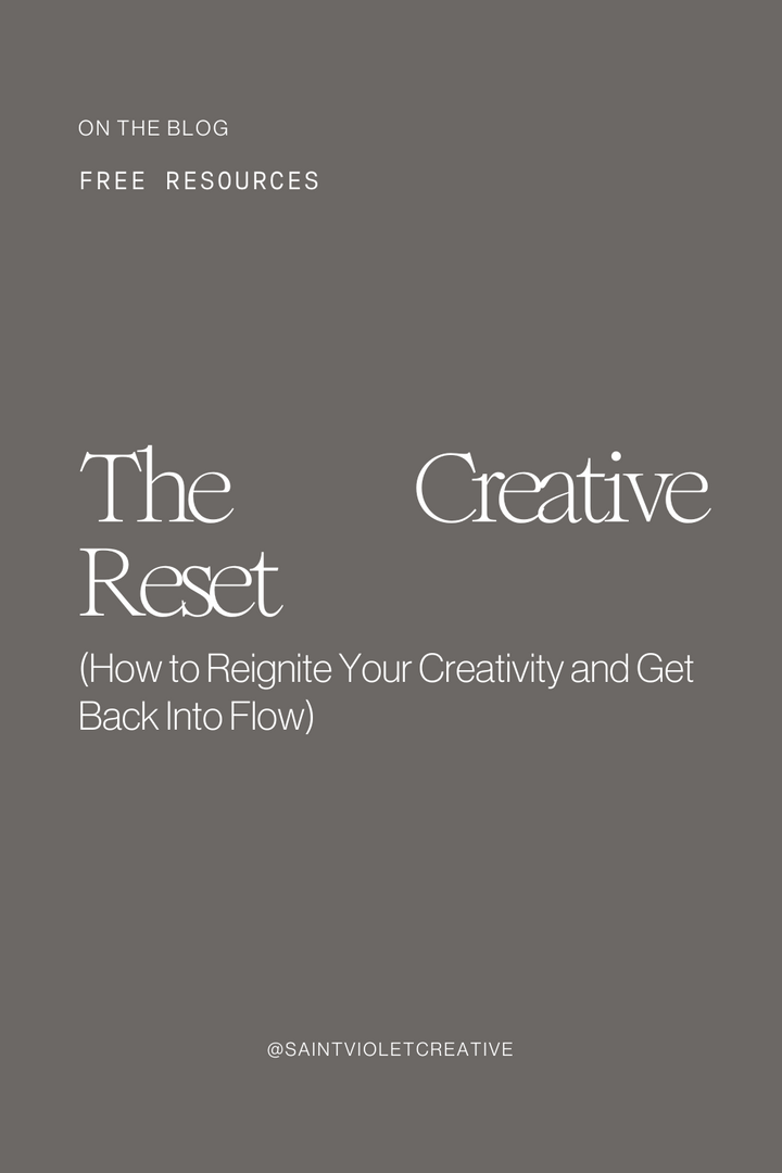 The Creative Reset: How to Reignite Your Creativity and Get Back Into Flow