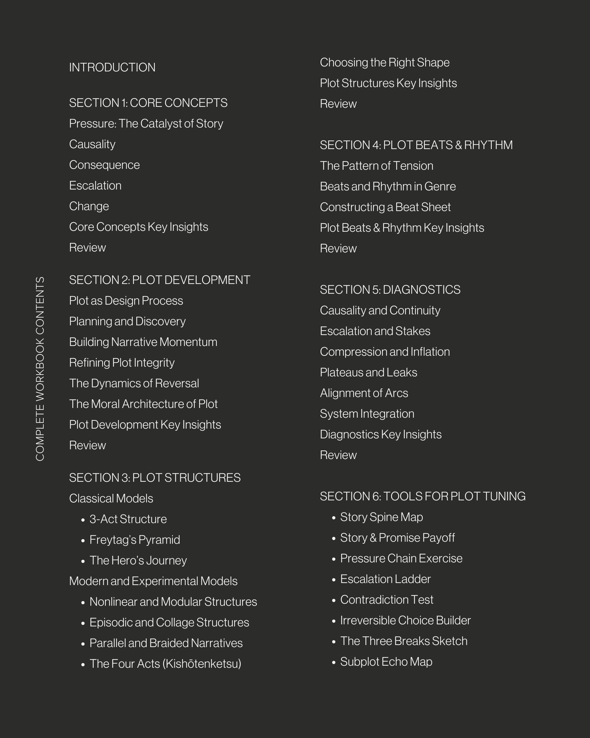 The Plot Strengthening Workbook