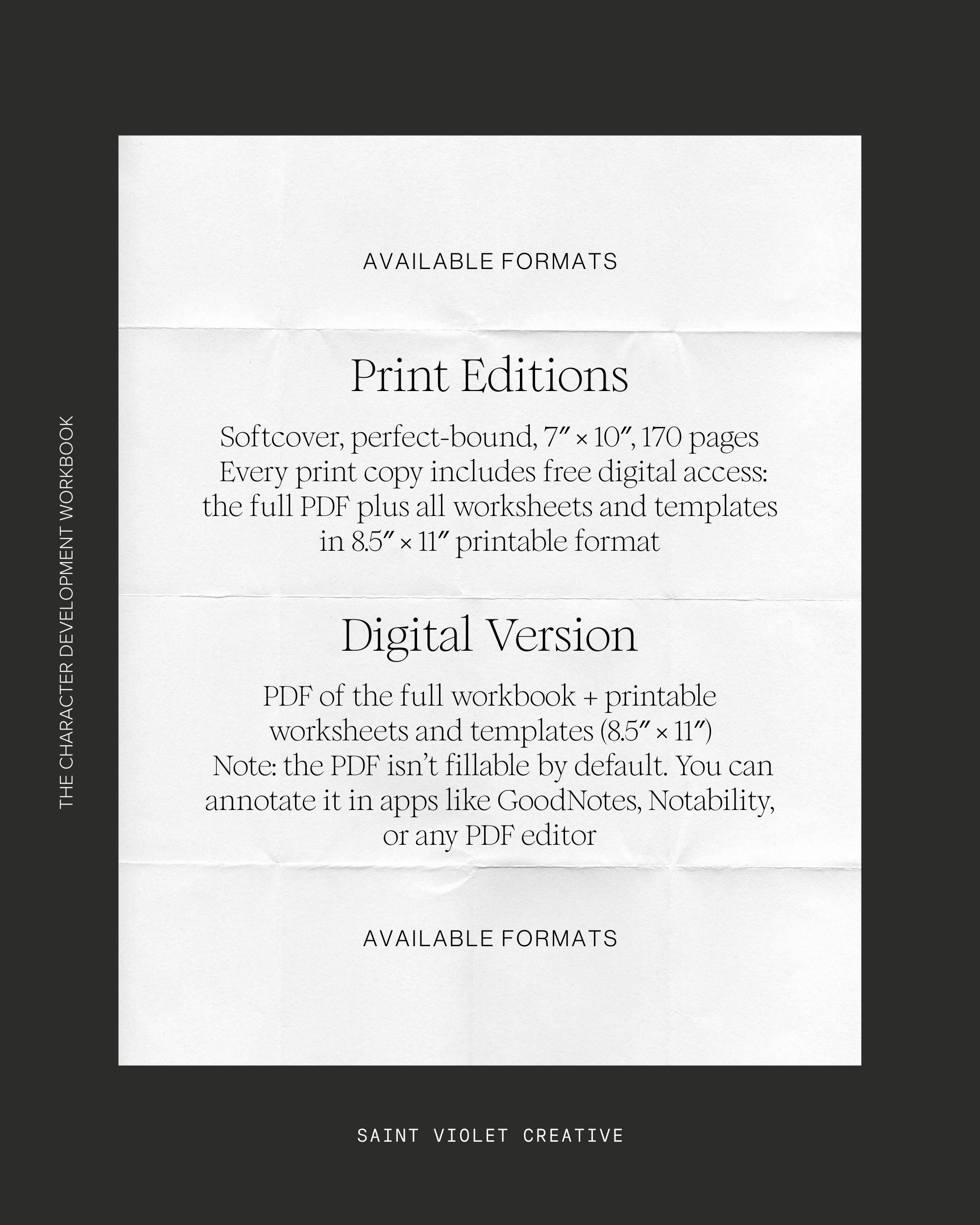 The Character Development Workbook