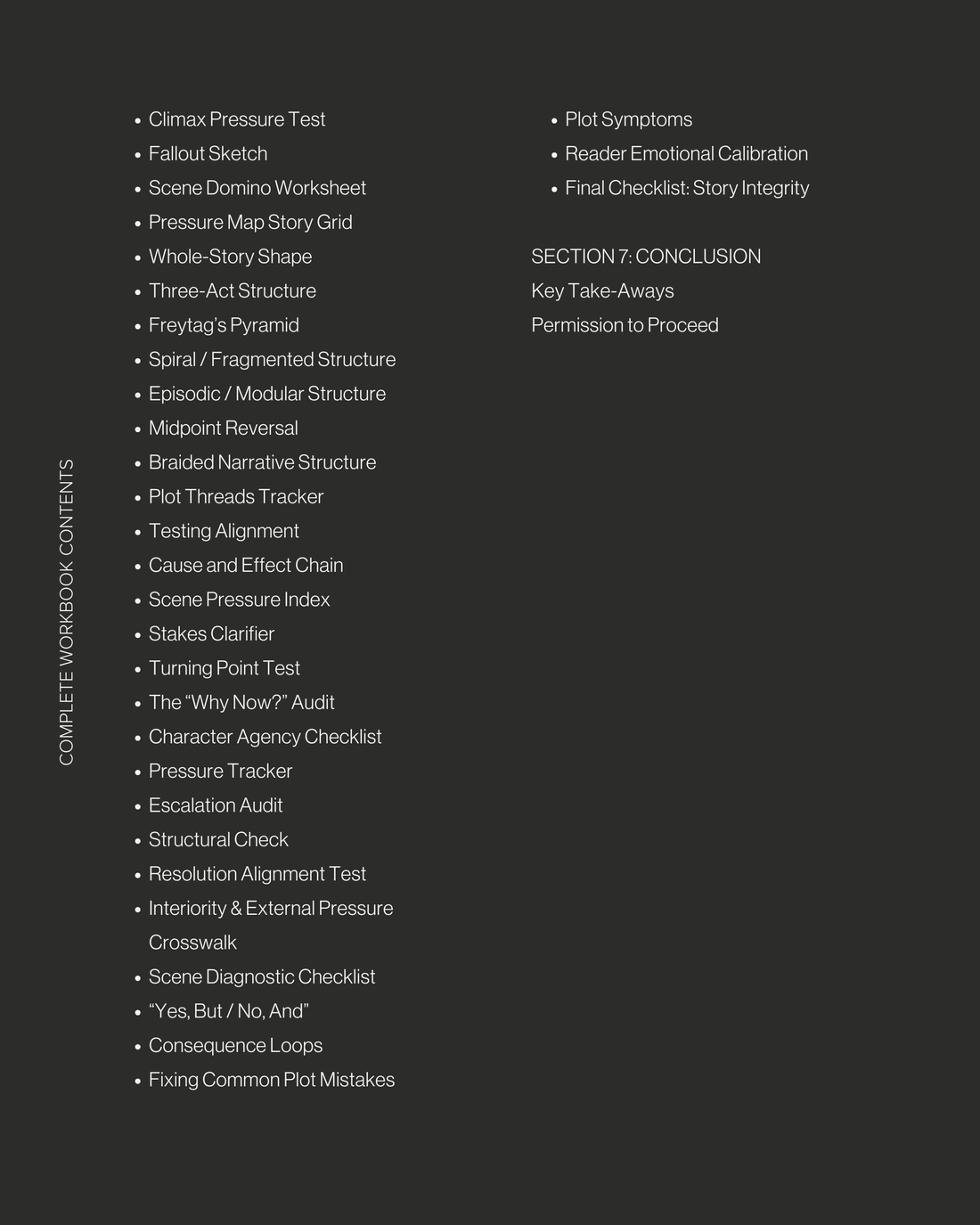 The Plot Strengthening Workbook