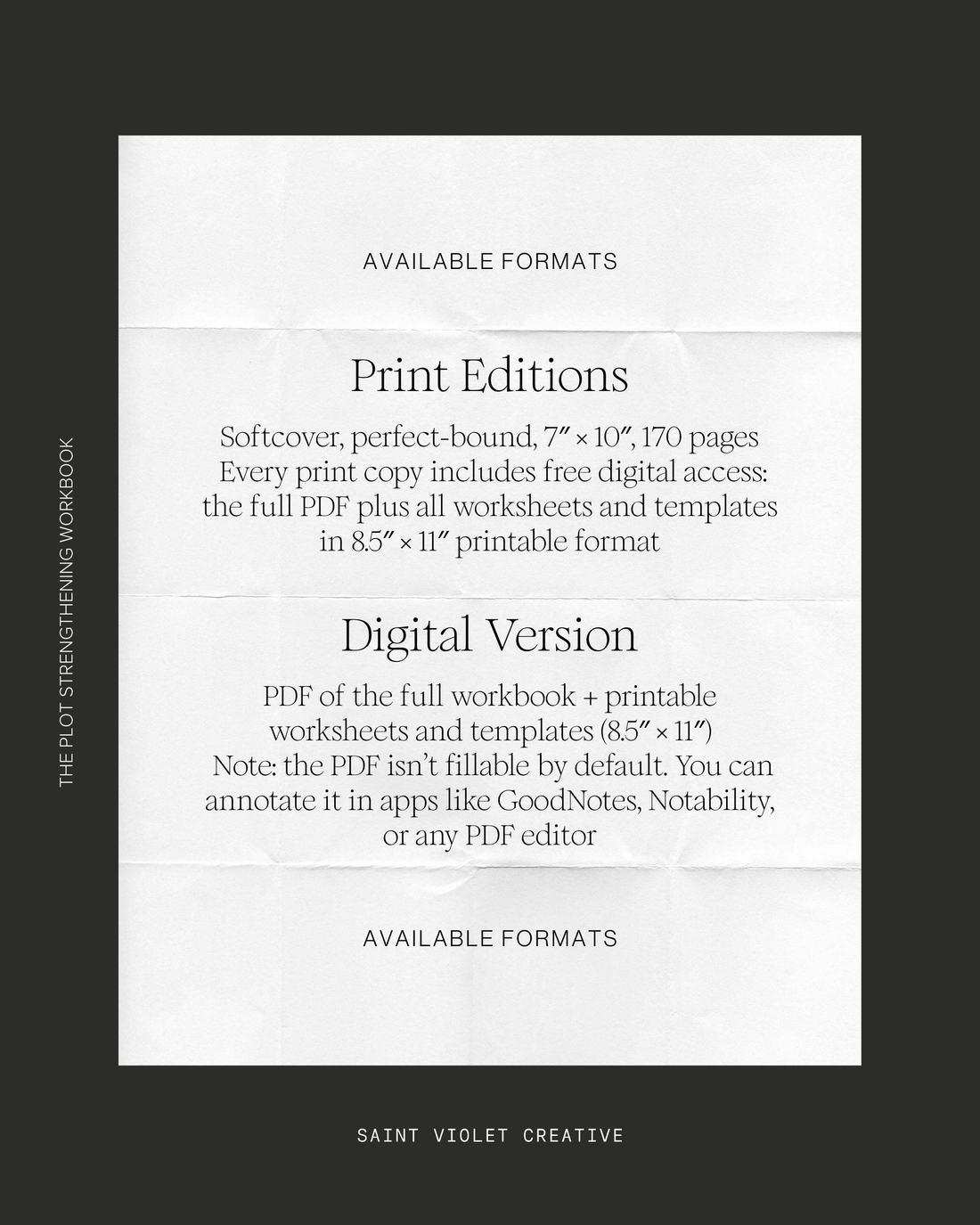 The Plot Strengthening Workbook