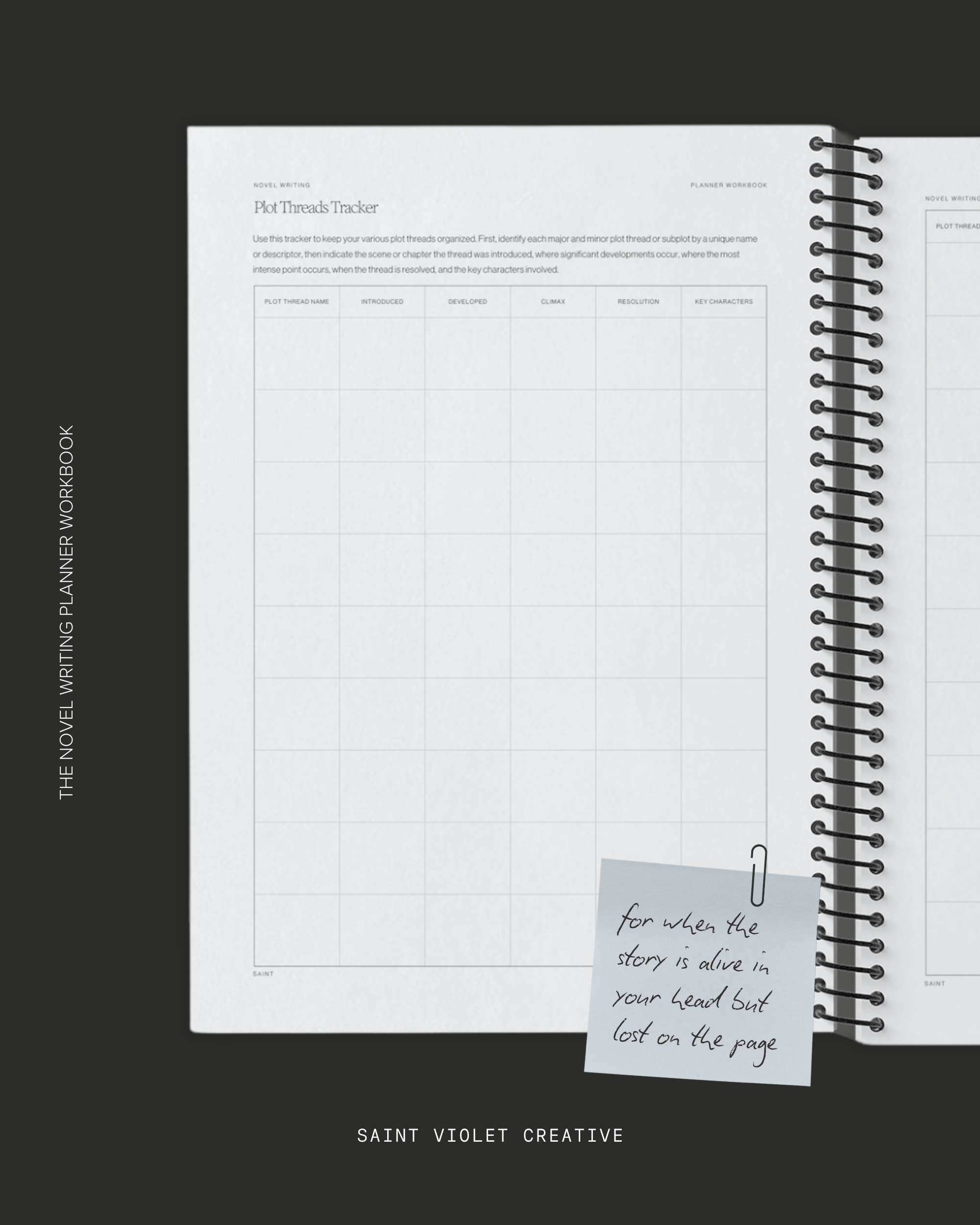 Novel Writing Workbook for Authors