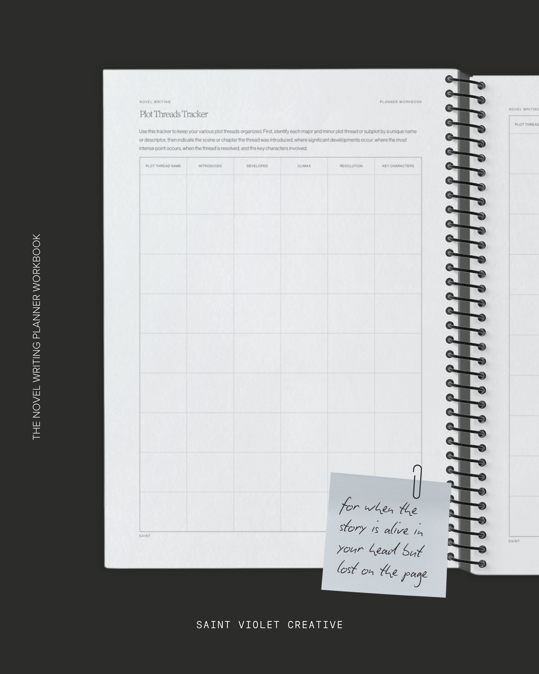 Novel Writing Workbook for Authors