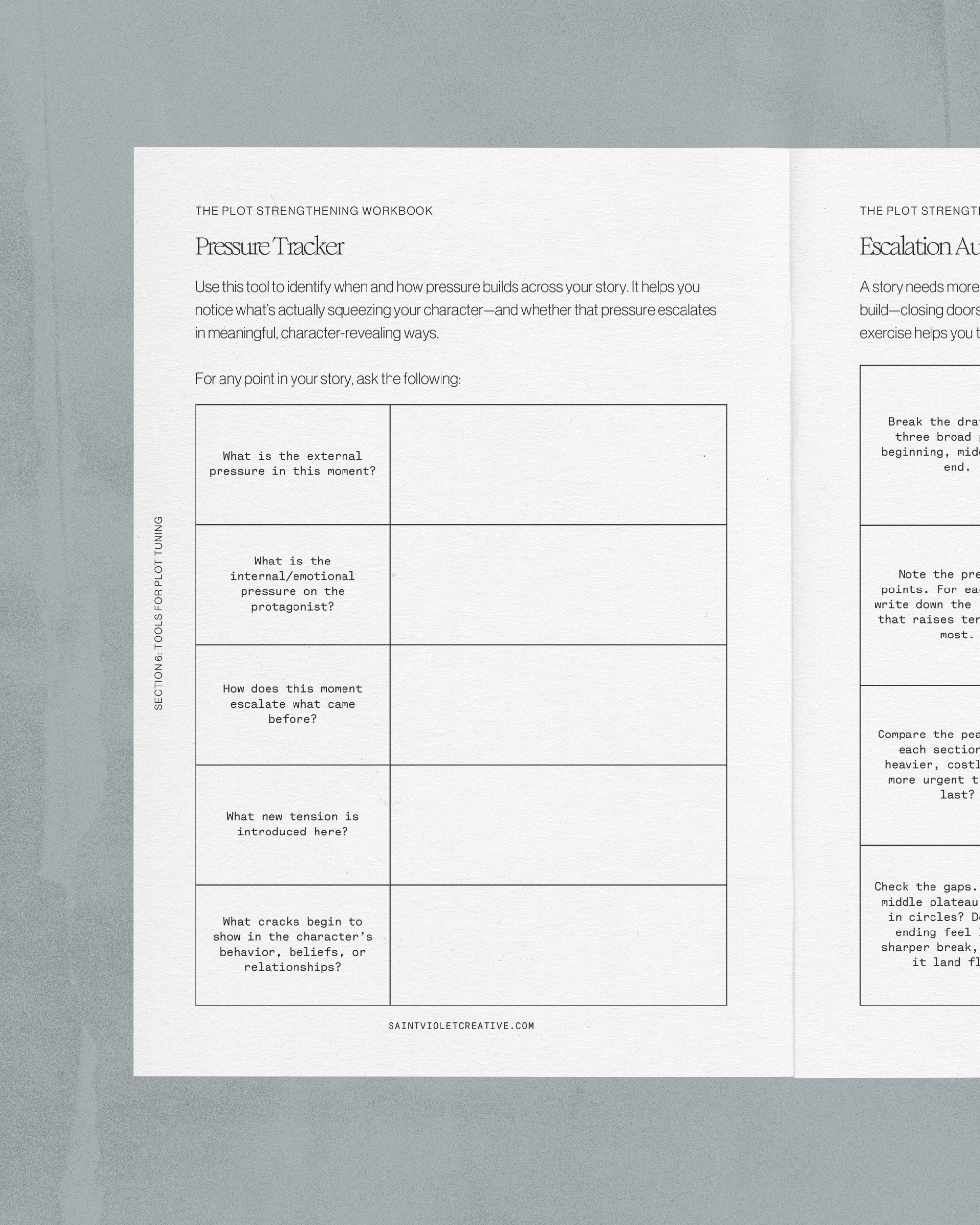 The Plot Strengthening Workbook