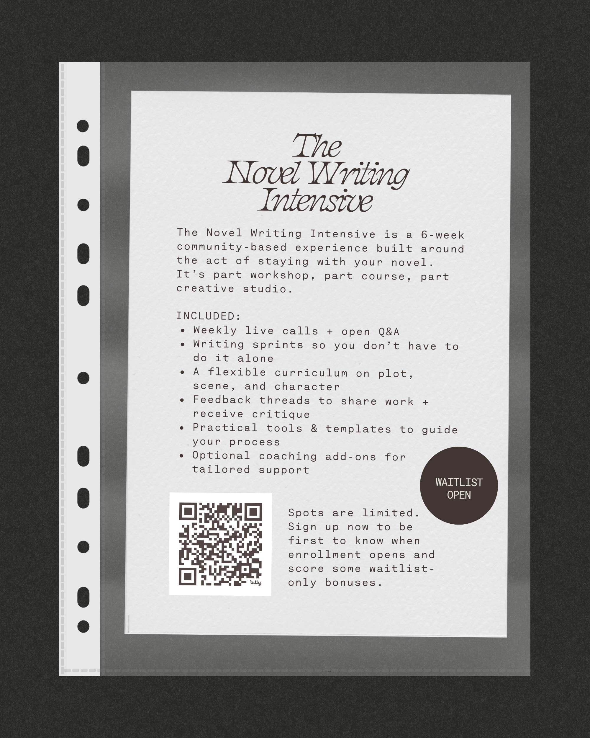 Writing Notebook for Authors