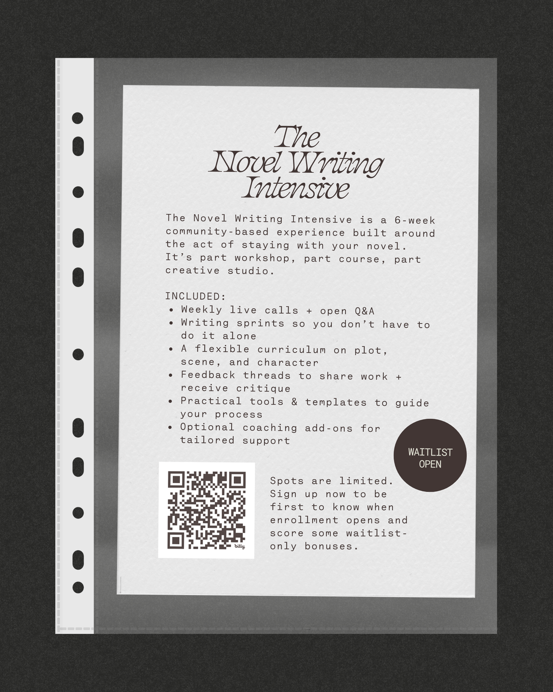 Writing Notebook for Authors