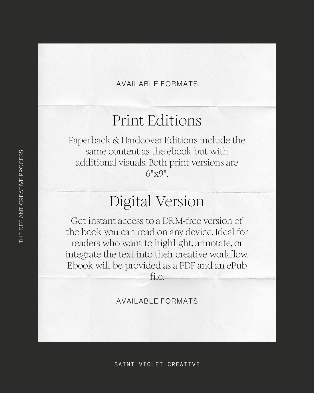 The Defiant Creative Process: Reclaim Your Vision, Break Through Resistance, and Make Art That Matters