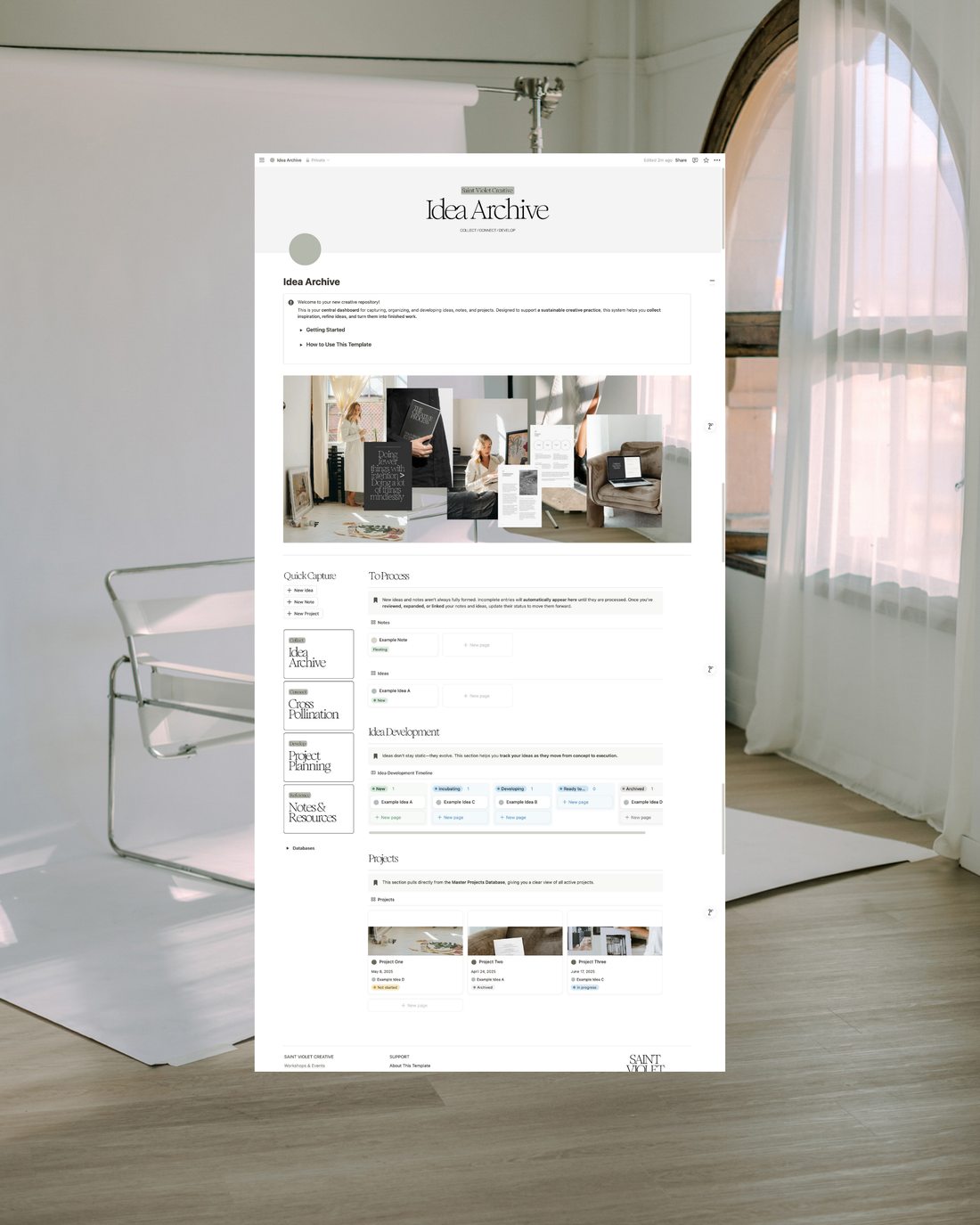 Idea Archive Notion Template