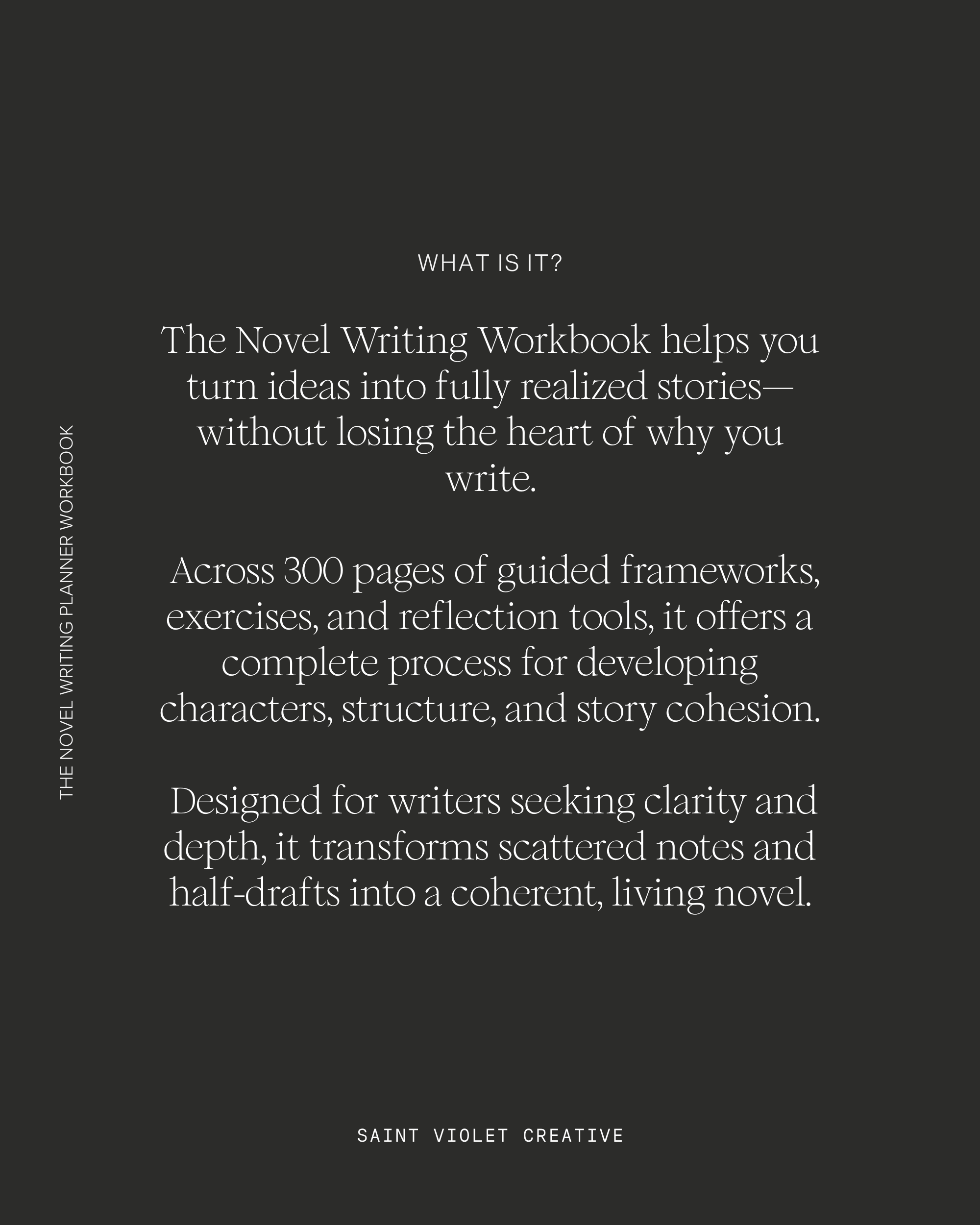 Novel Writing Workbook for Authors