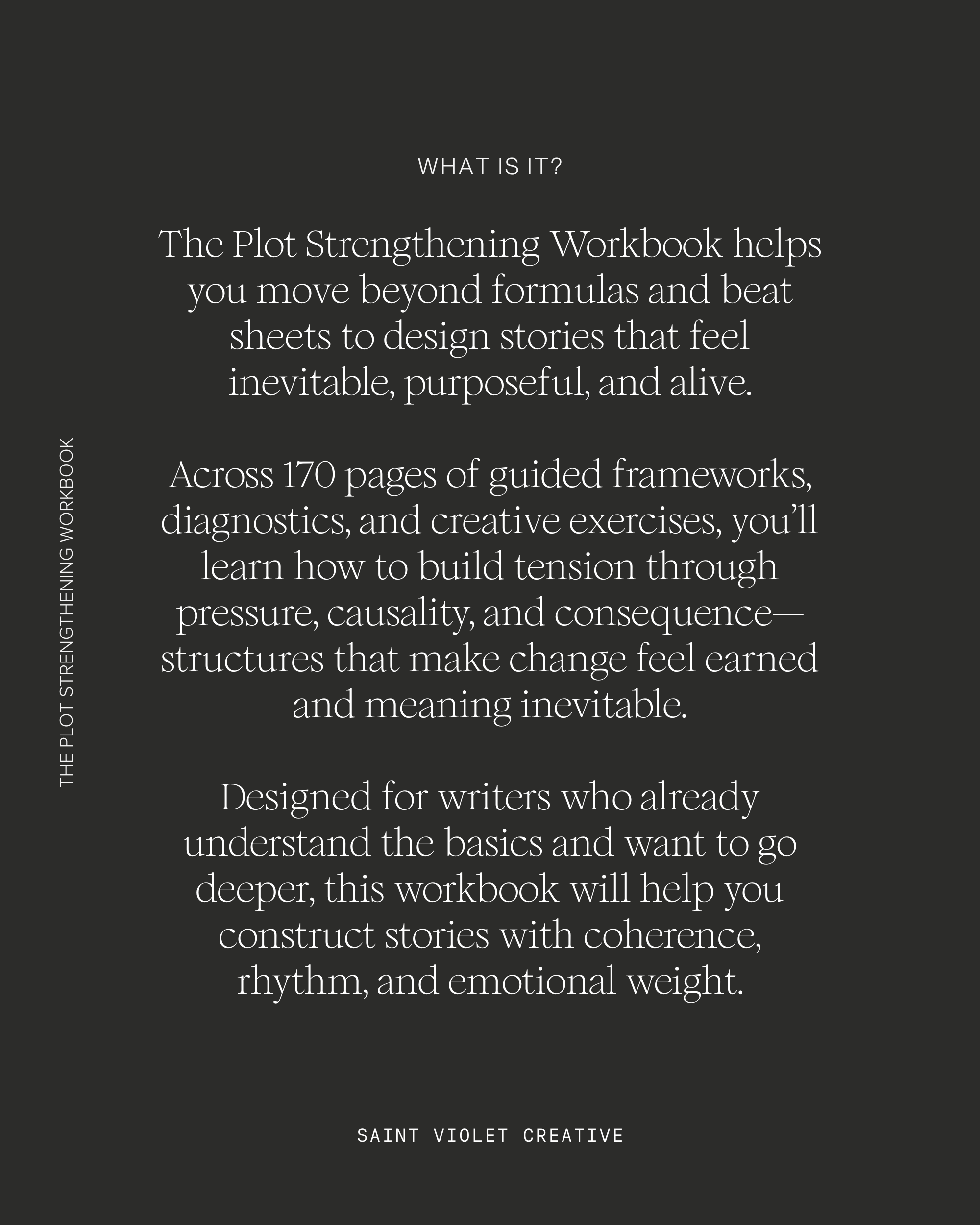 The Plot Strengthening Workbook