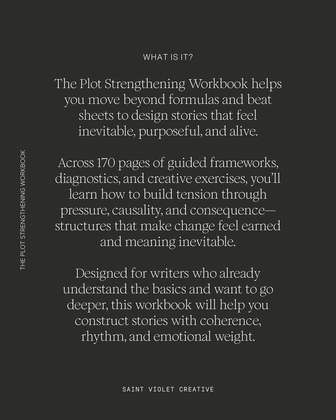 The Plot Strengthening Workbook