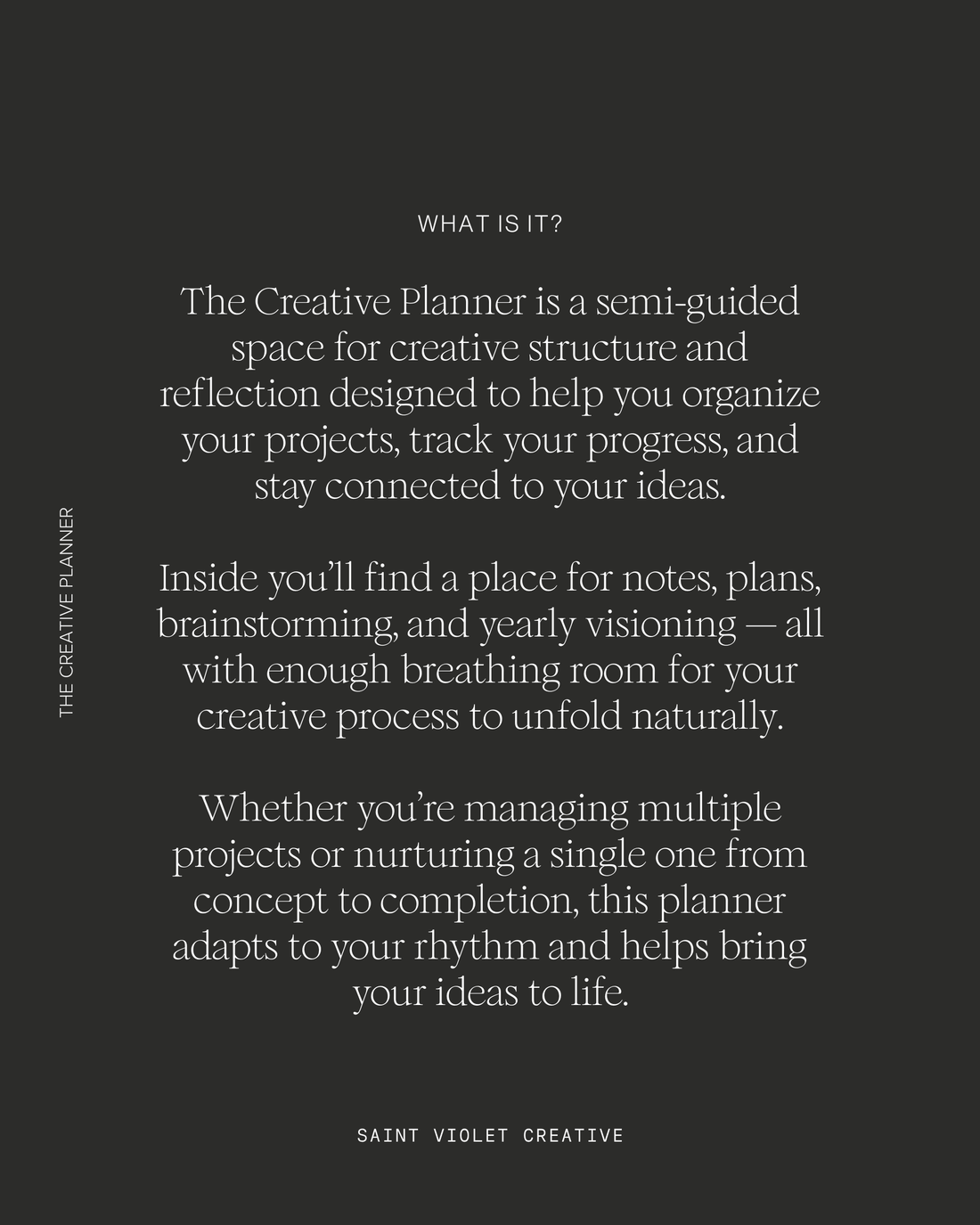 Creative Planner for Artists