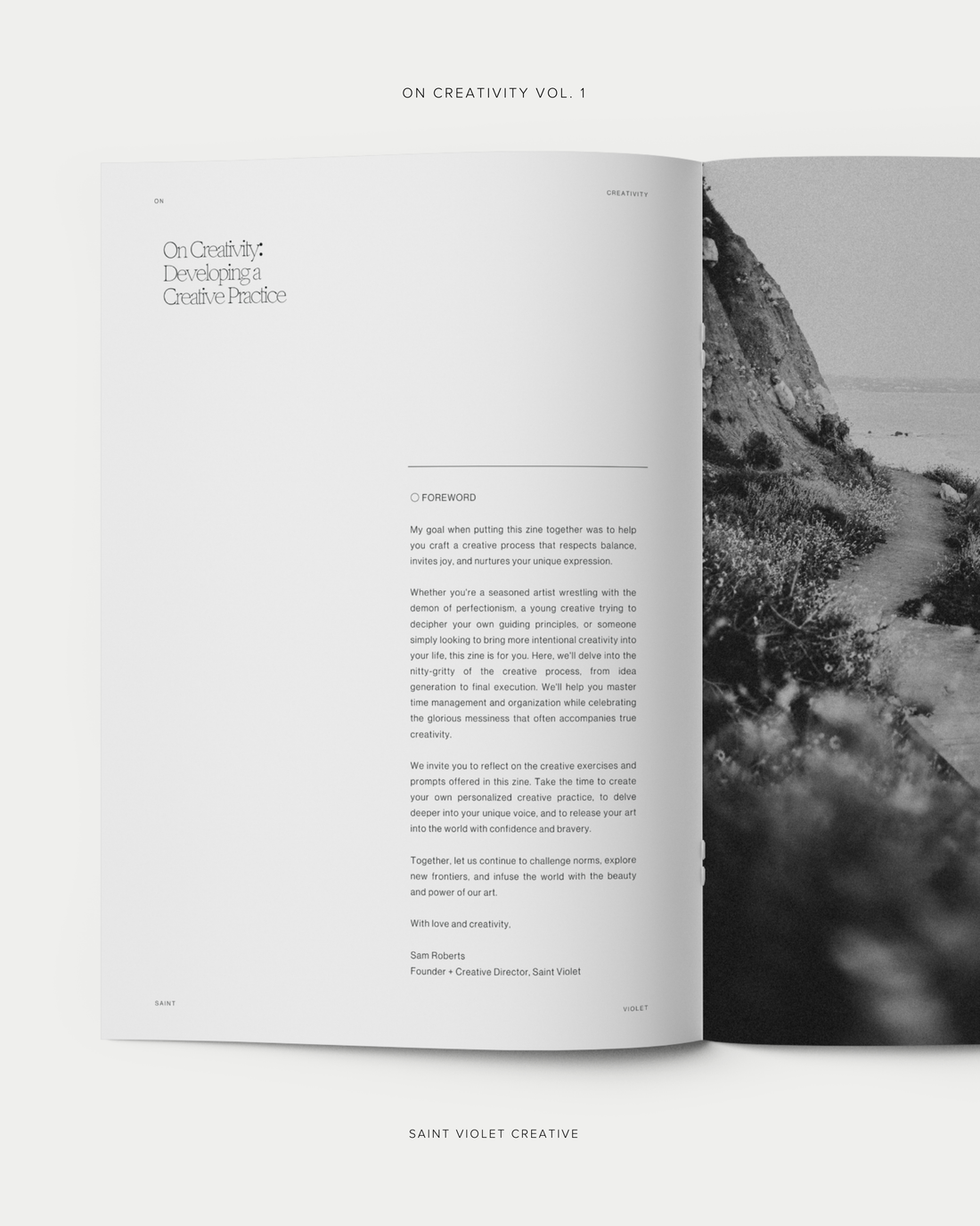 On Creativity Vol. 1: Developing a Creative Practice Zine