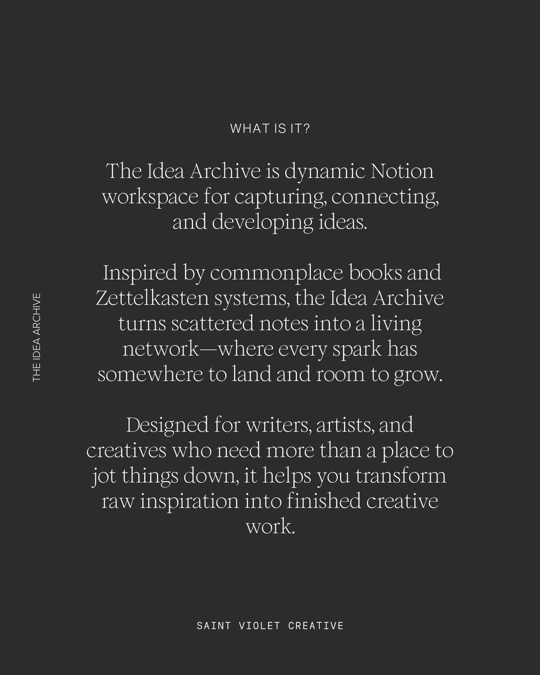 Idea Archive Notion Template