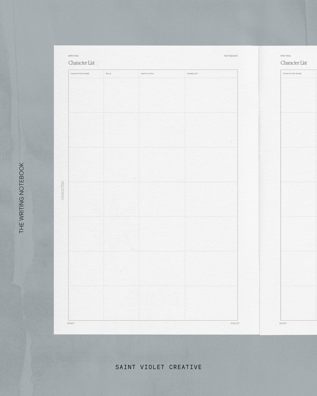 Writing Notebook for Authors