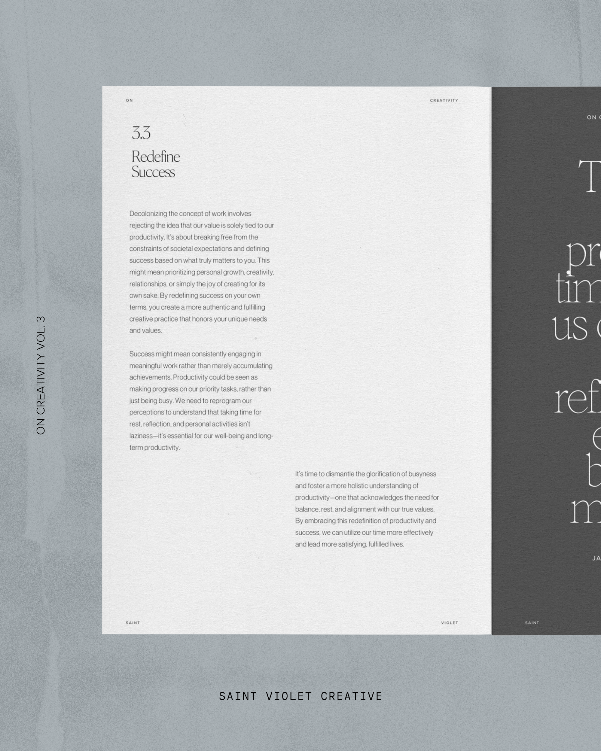 On Creativity Vol. 3: Nontoxic Time Management Techniques for Creatives