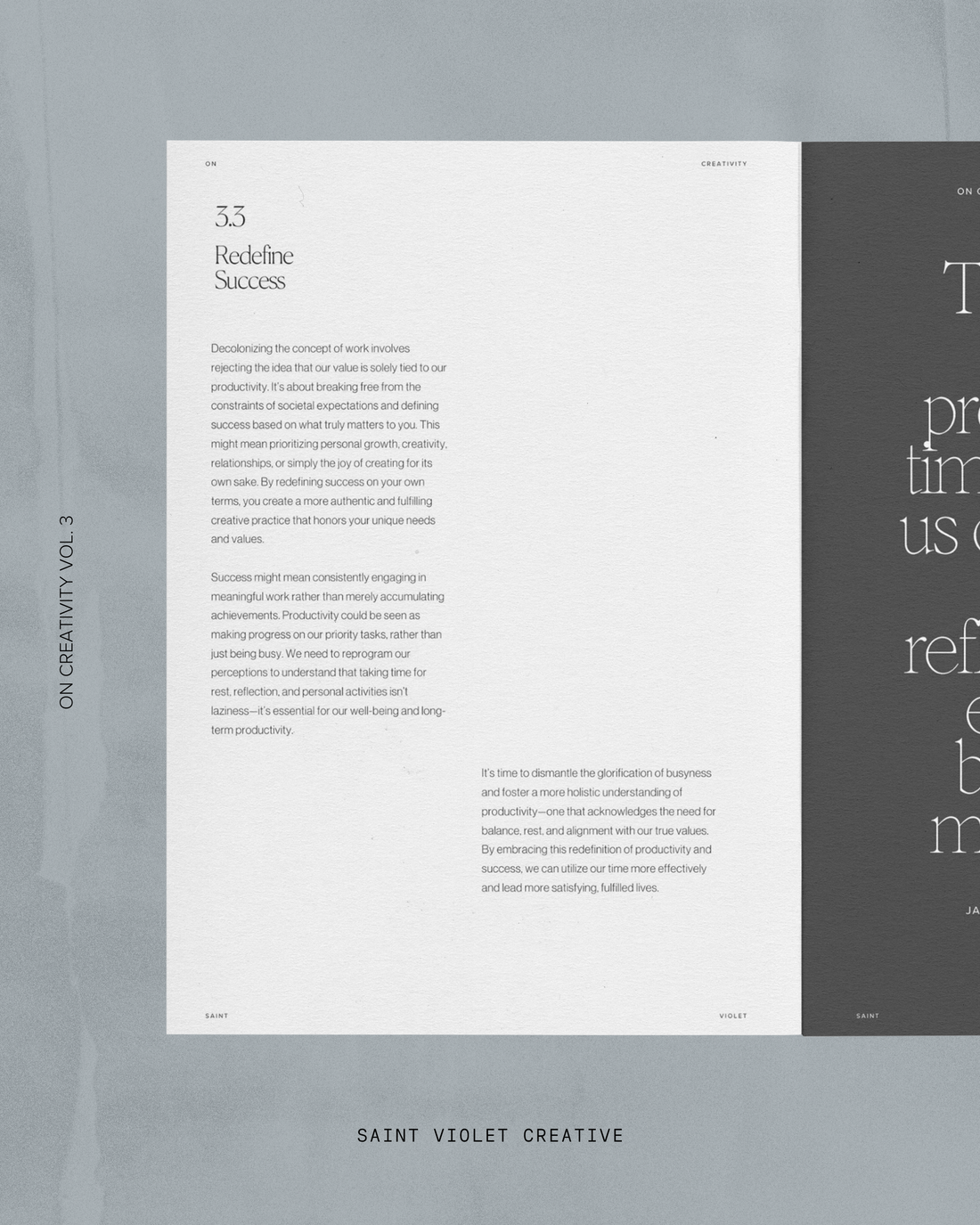 On Creativity Vol. 3: Nontoxic Time Management Techniques for Creatives