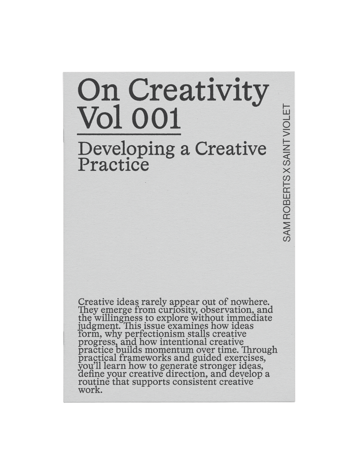 On Creativity Vol. 1: Developing a Creative Practice Zine