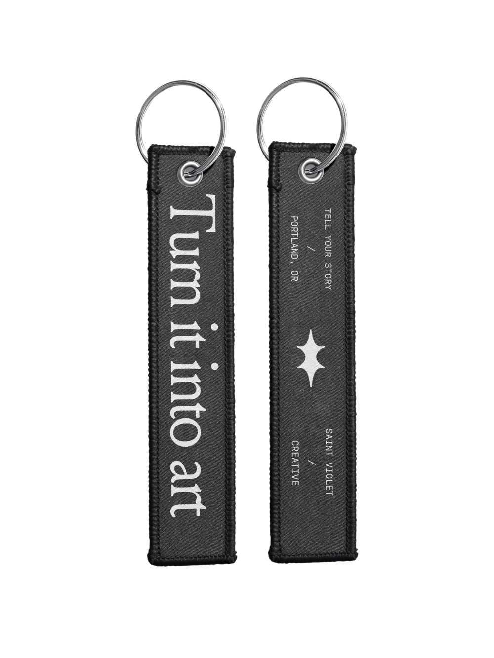 Turn it Into Art Keychain