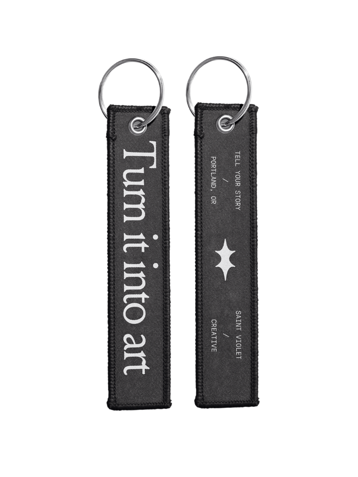 Turn it Into Art Keychain