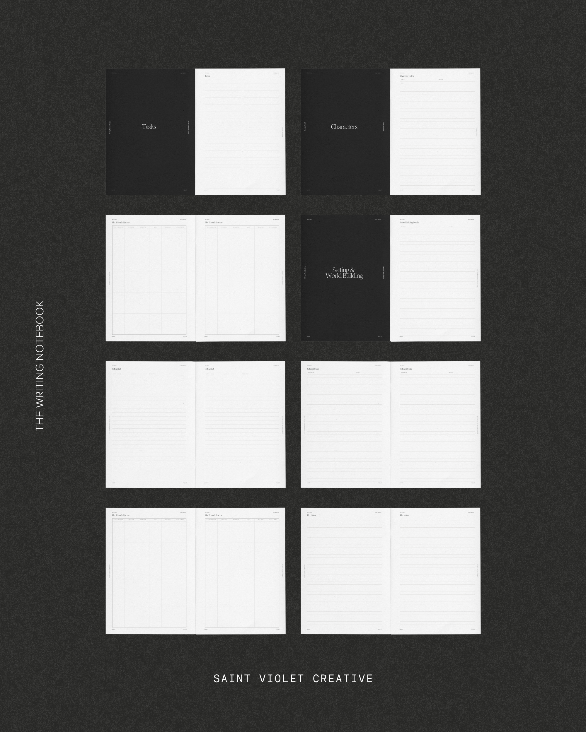 Writing Notebook for Authors