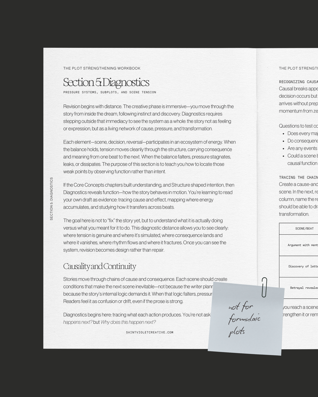 The Plot Strengthening Workbook