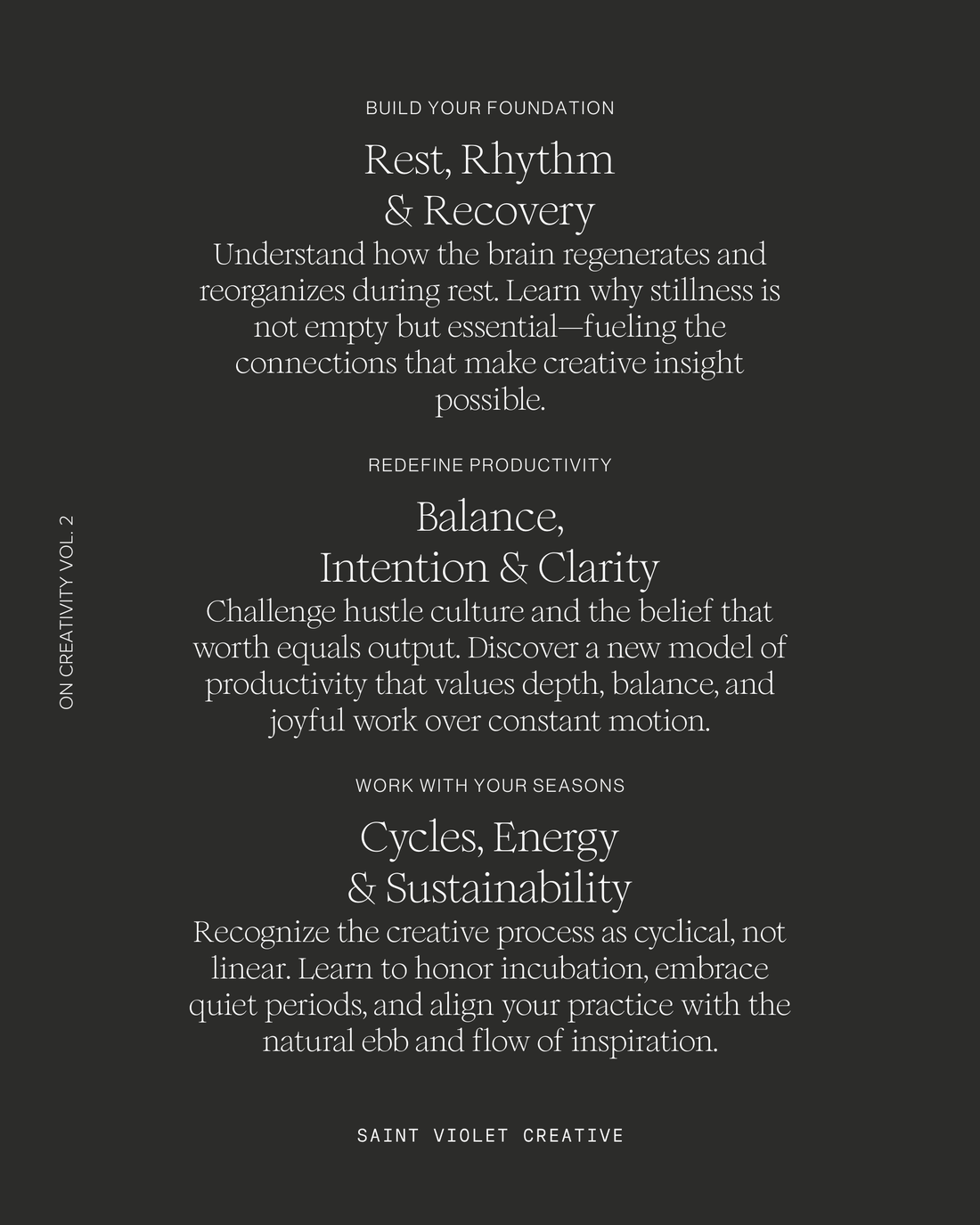On Creativity Vol. 2: Embracing Rest & Stillness