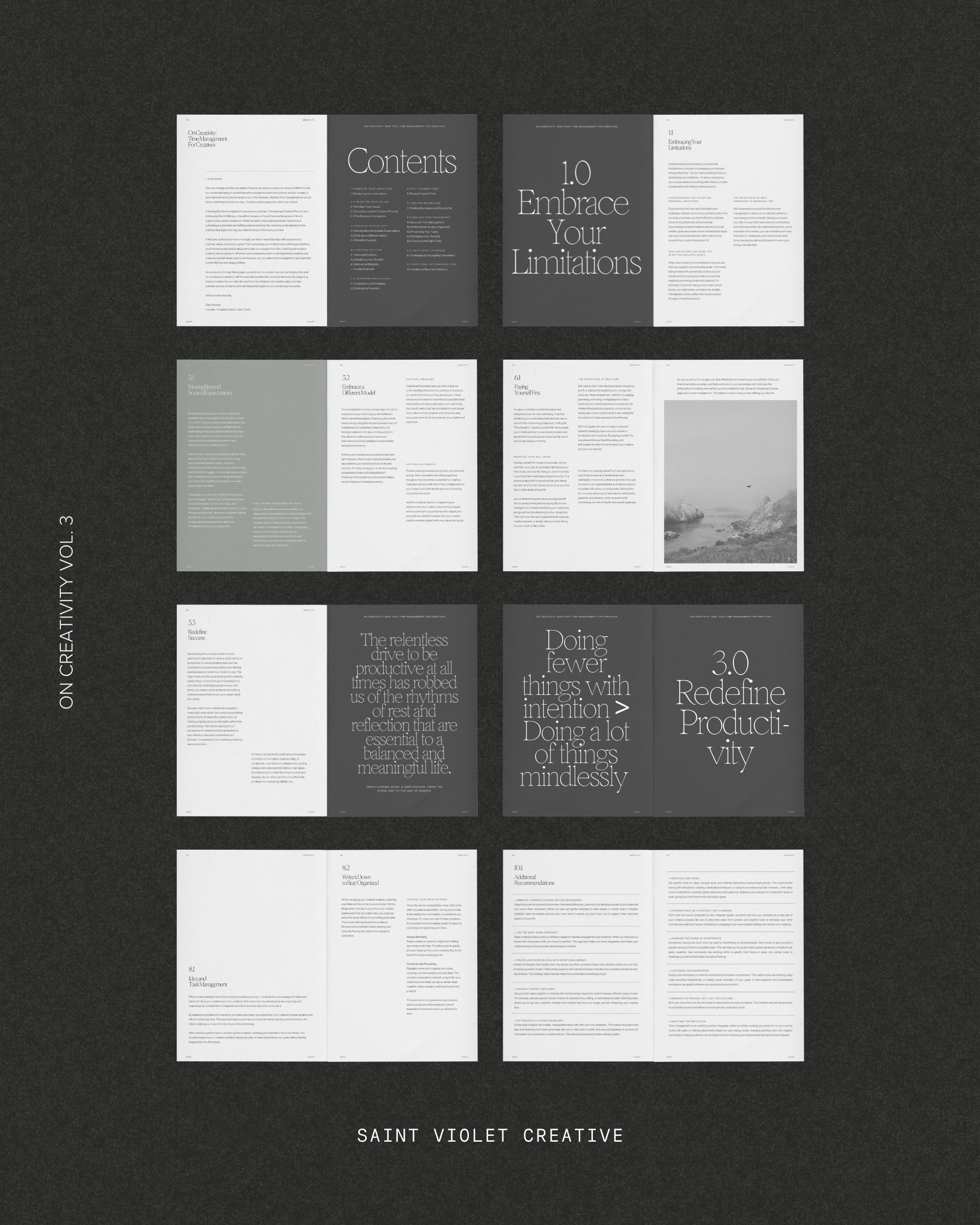 On Creativity Vol. 3: Nontoxic Time Management Techniques for Creatives