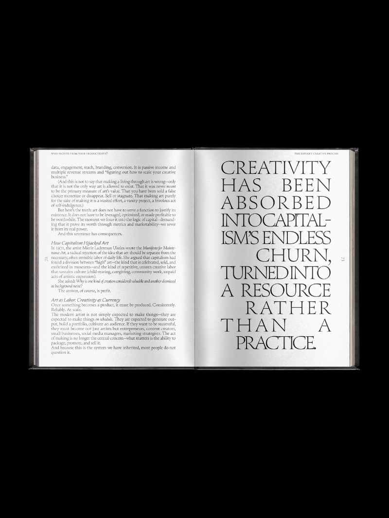 The Defiant Creative Process