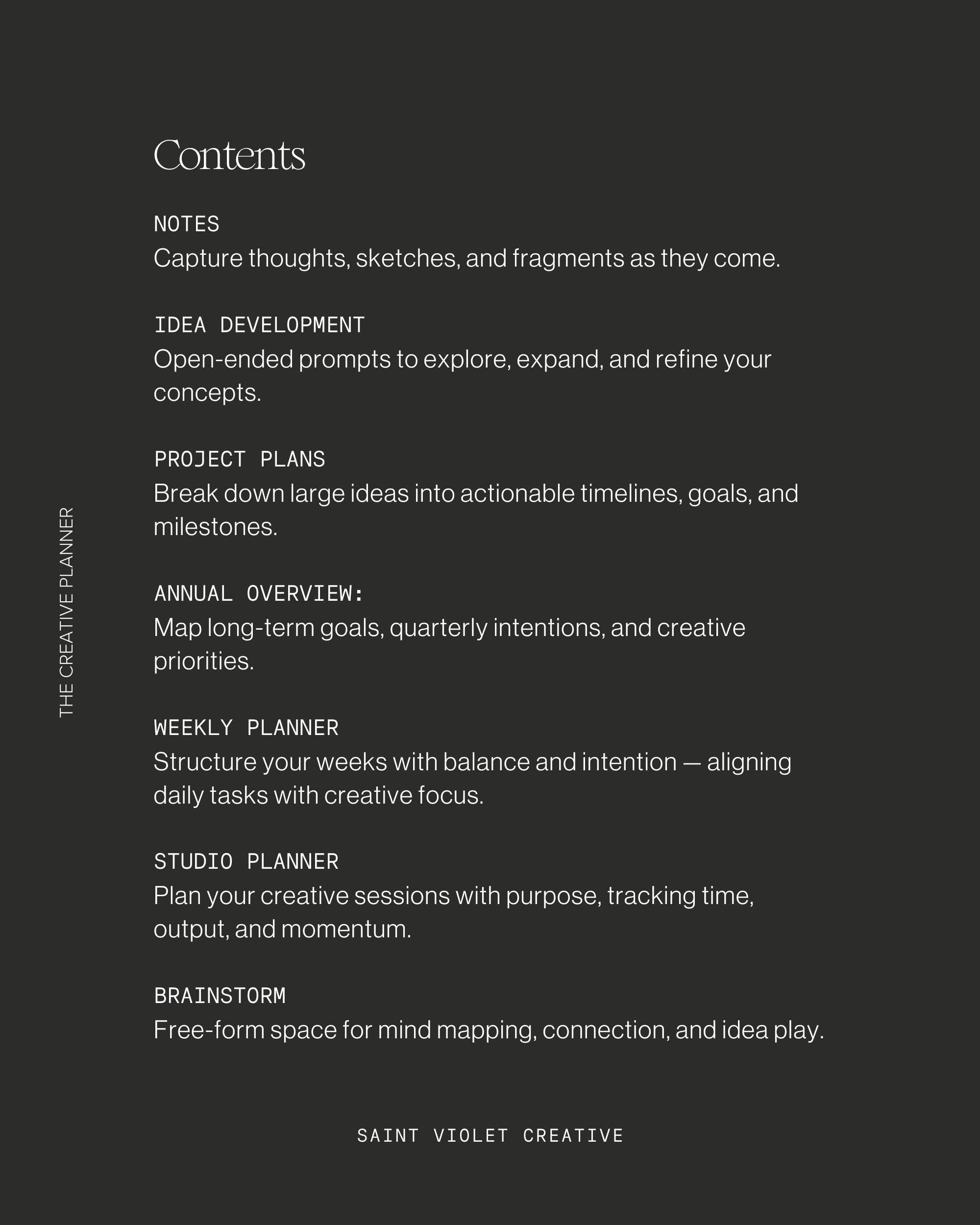 The Creative Planner