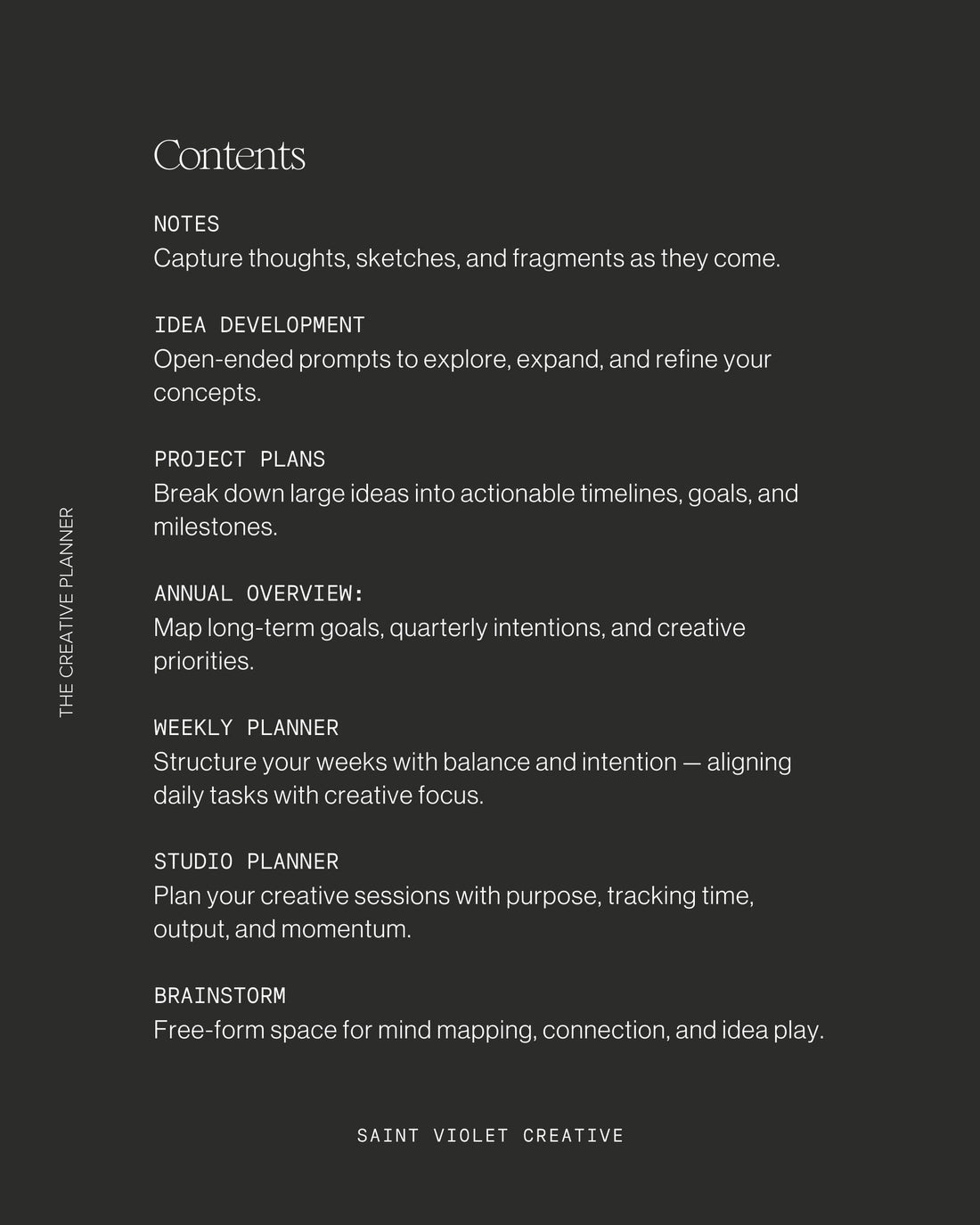 The Creative Planner