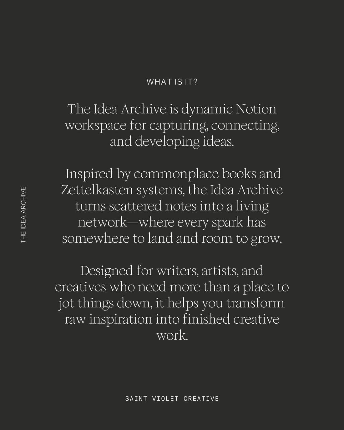 Idea Archive Notion Template