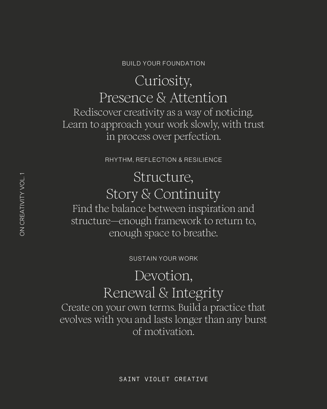 On Creativity Vol. 1: Developing a Creative Practice Zine