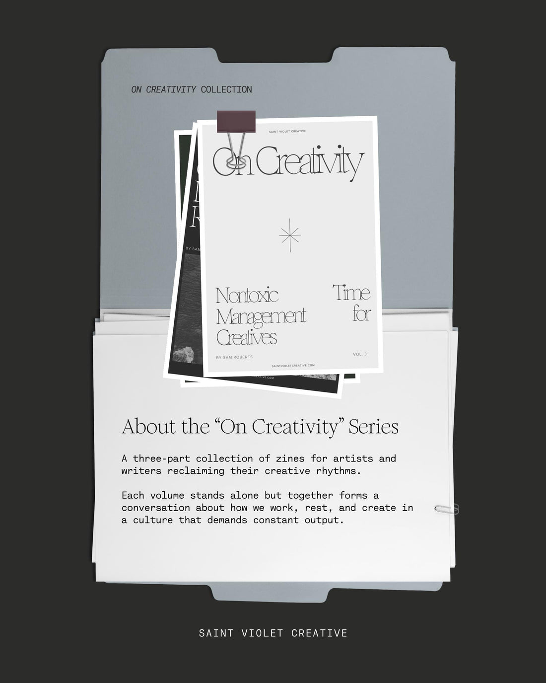 On Creativity Vol. 1: Developing a Creative Practice Zine