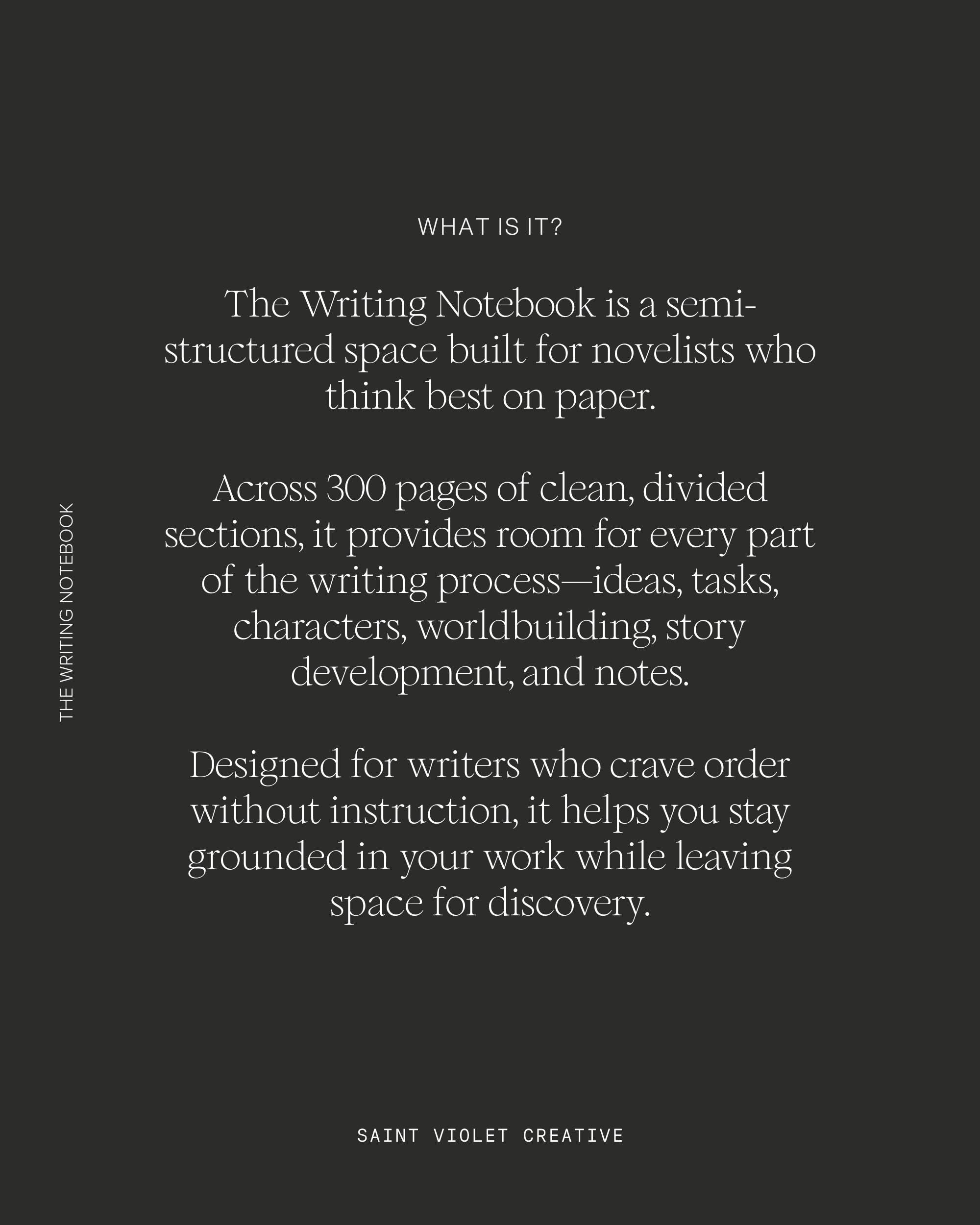 The Writing Notebook