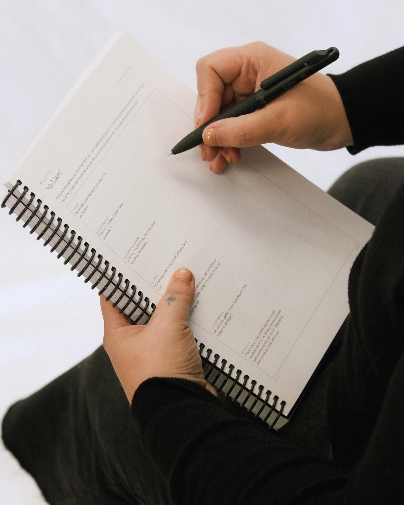 Novel Writing Workbook and Author Planner for fiction writers. Includes creative writing prompts, character templates, plot grids, and story trackers. Helps you plot a novel, stay organized, and strengthen storytelling skills. Perfect writer gift for anyone learning how to write or complete a novel project.