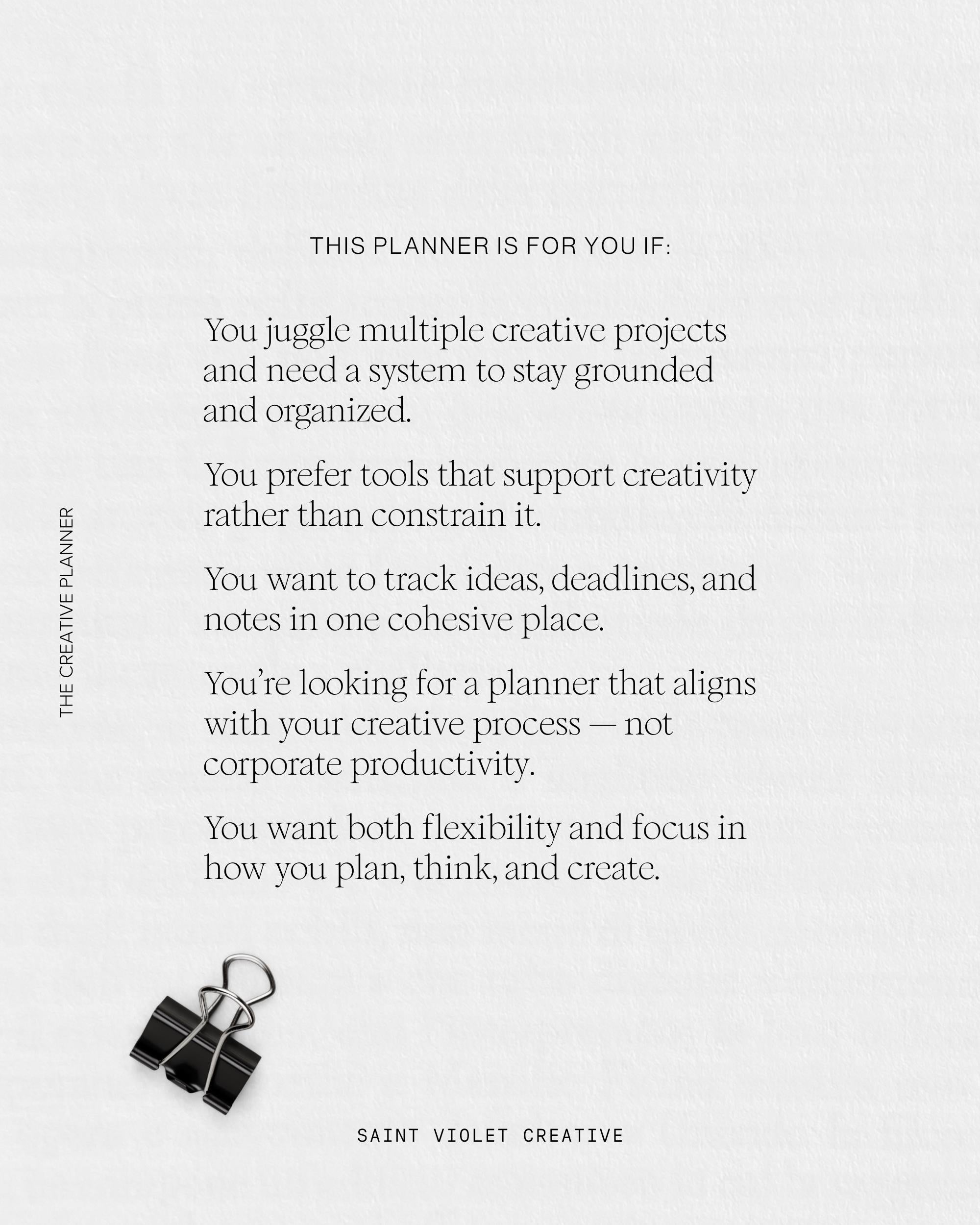 The Creative Planner