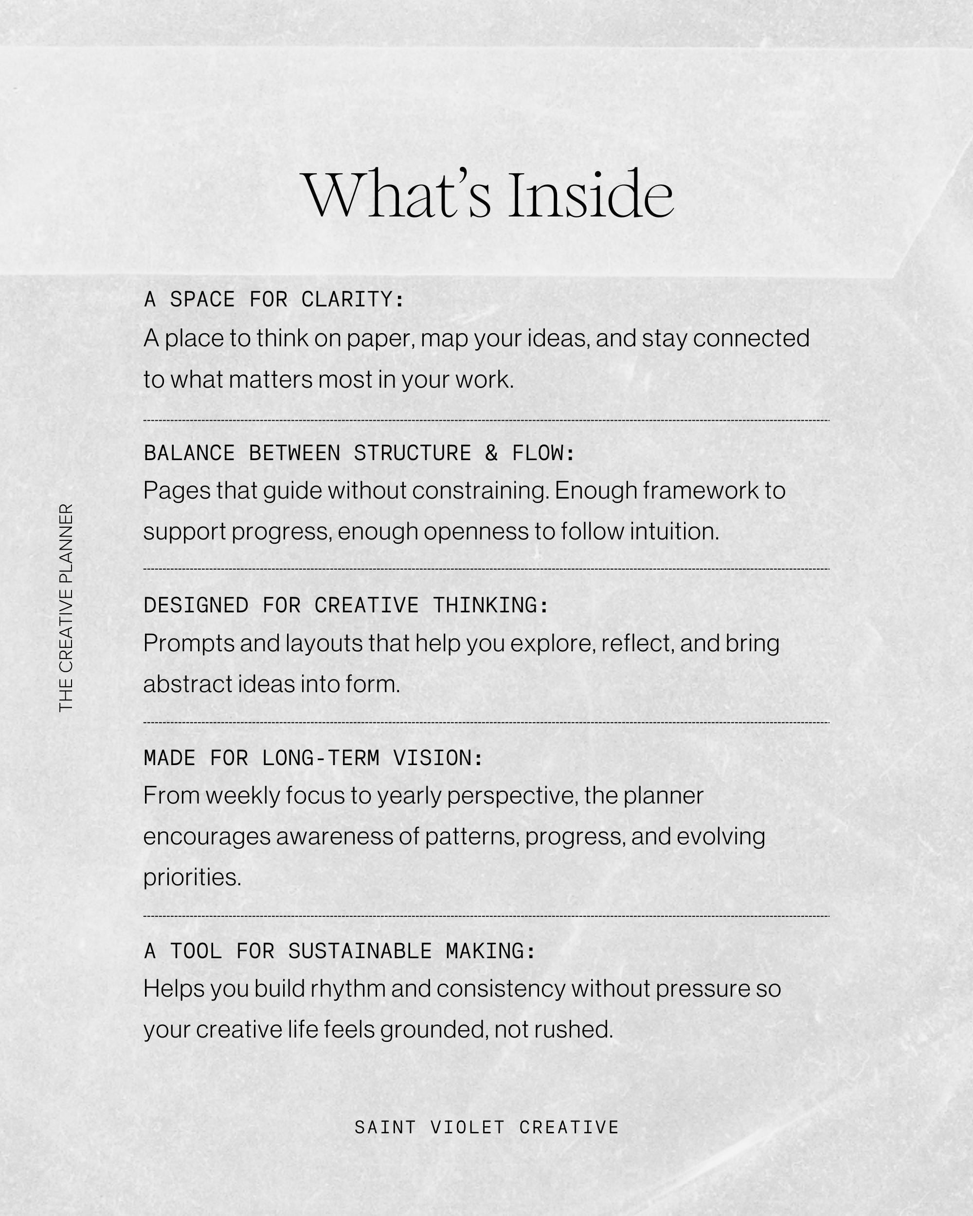 The Creative Planner