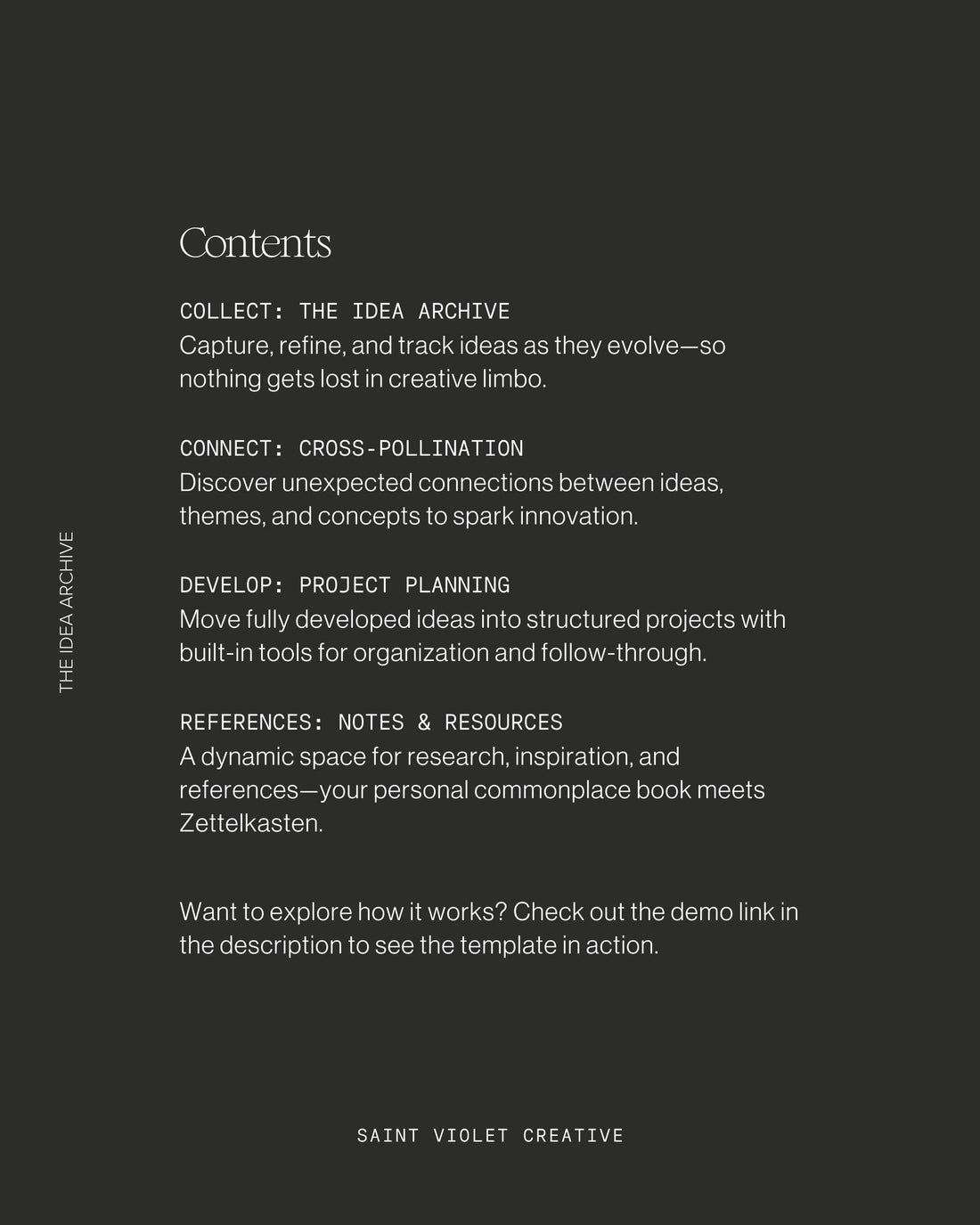 Idea Archive Notion Template