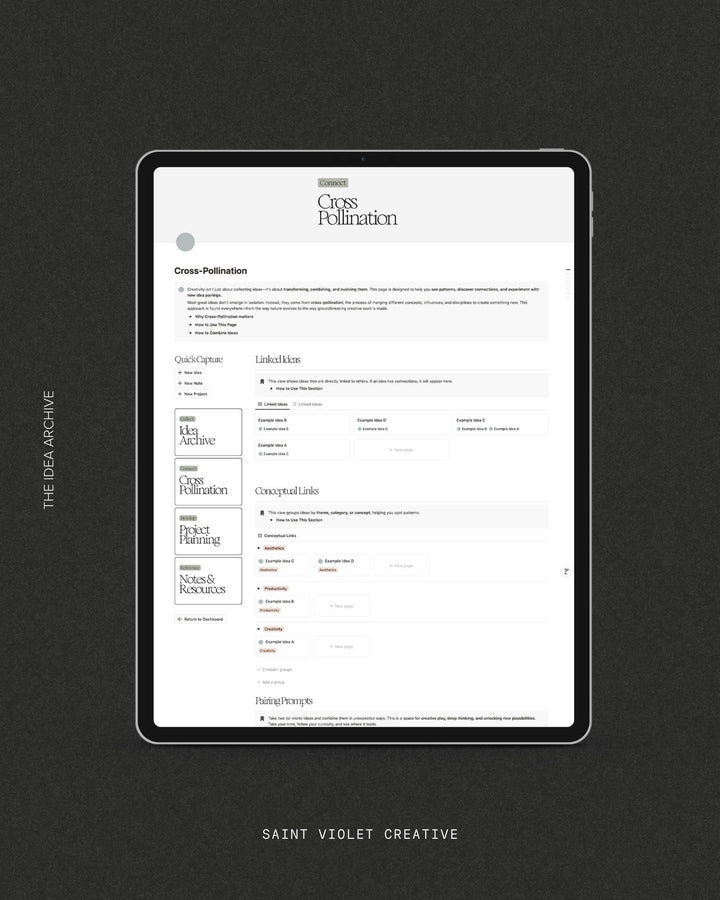 Idea Archive Notion Template