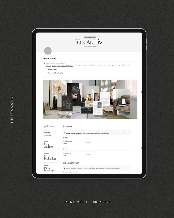 Idea Archive Notion Template