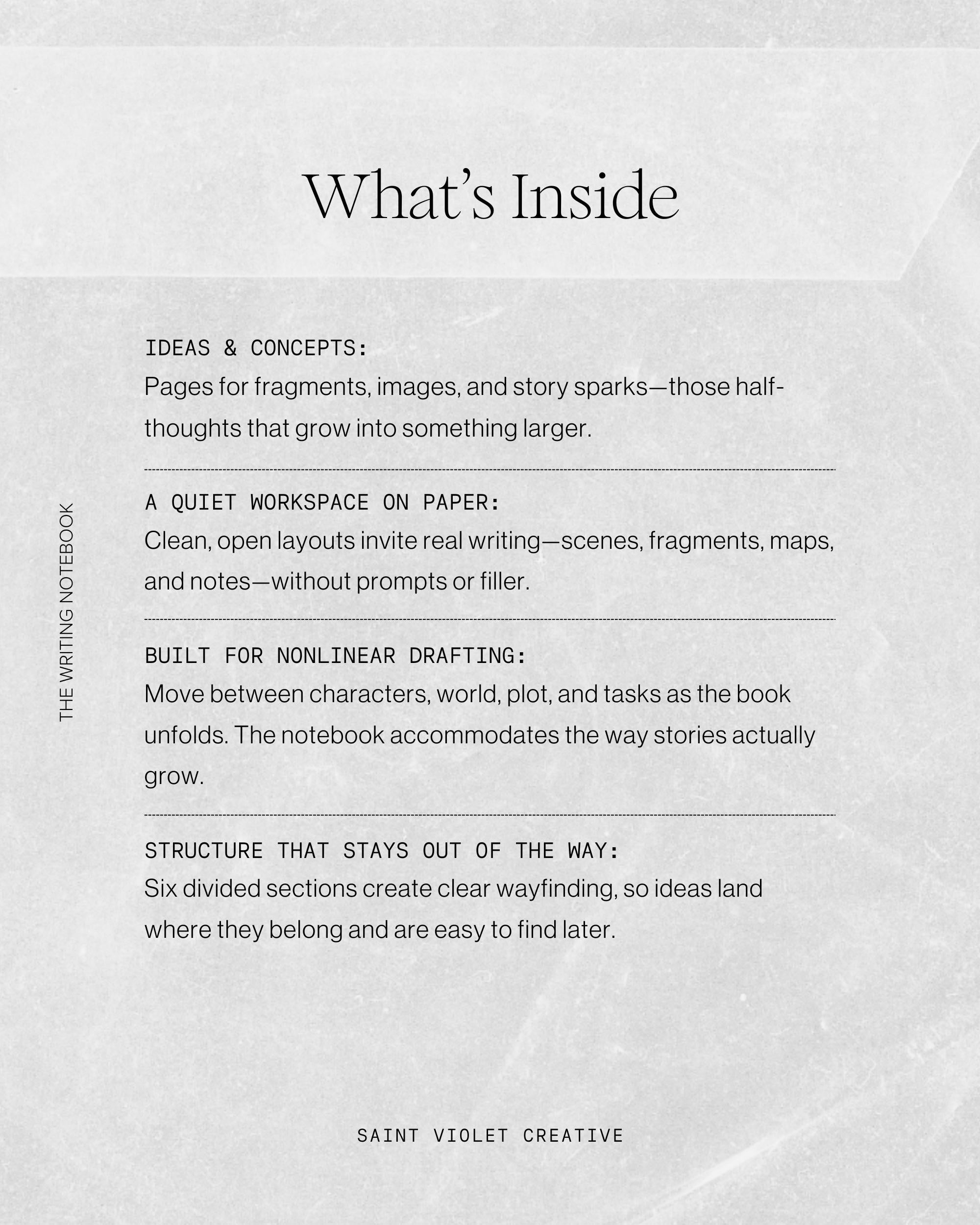 The Writing Notebook