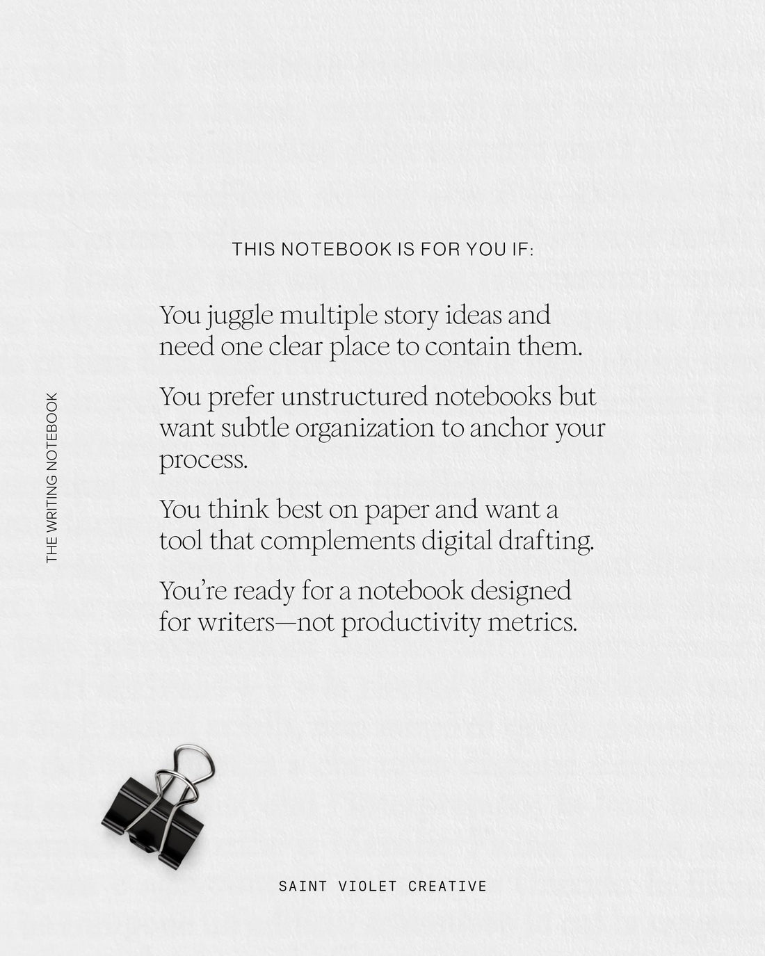 The Writing Notebook