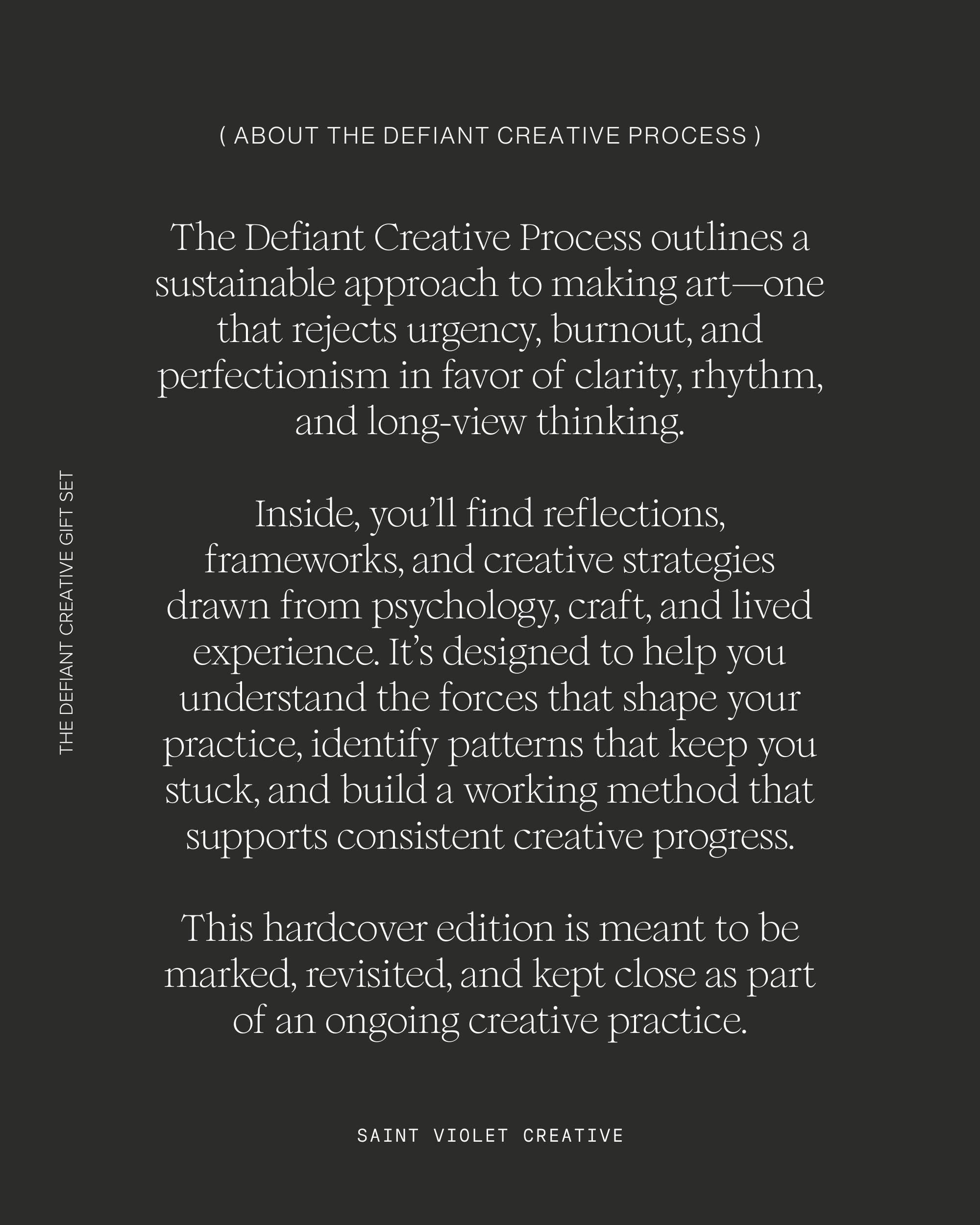 The Defiant Creative Gift Set