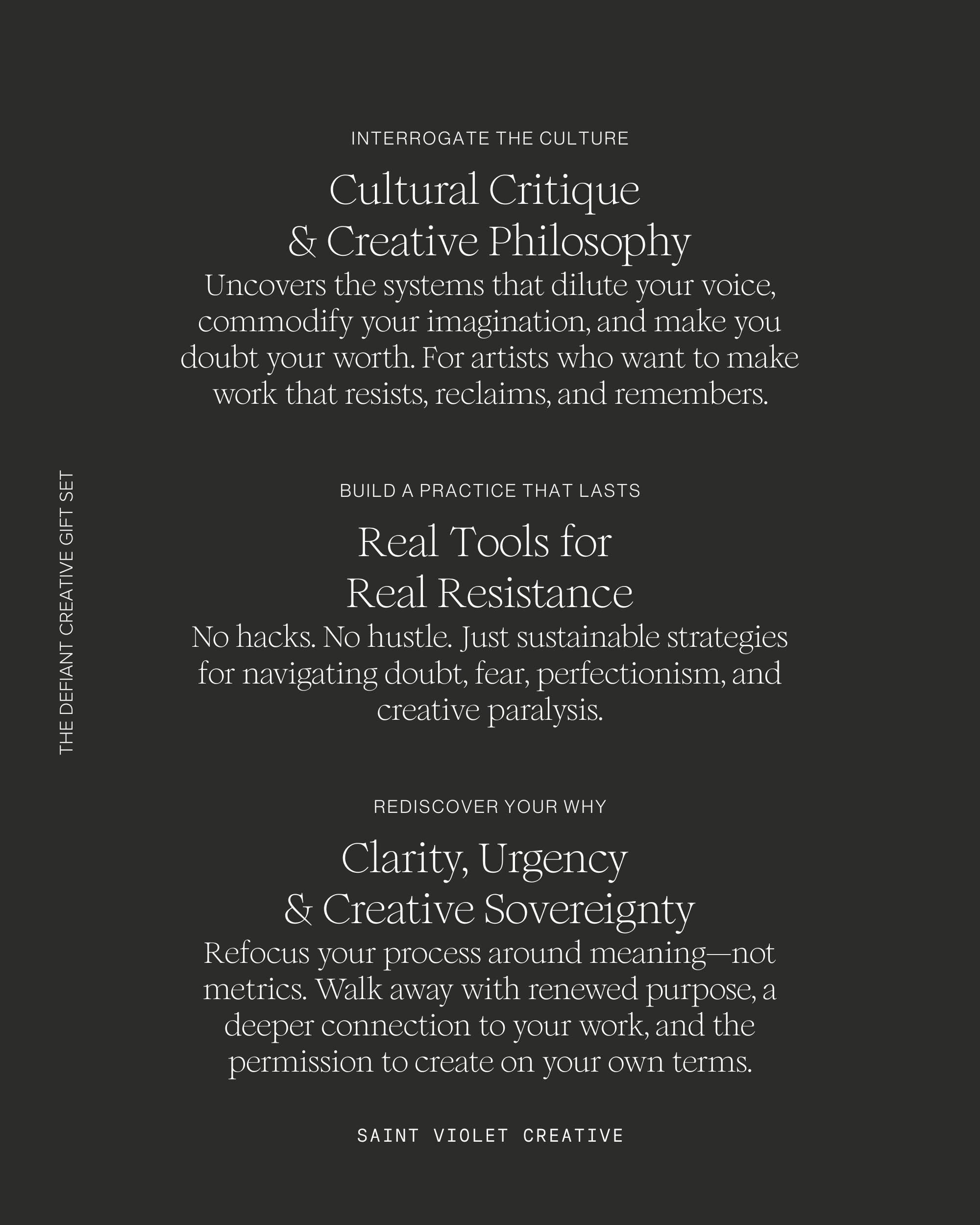 The Defiant Creative Gift Set