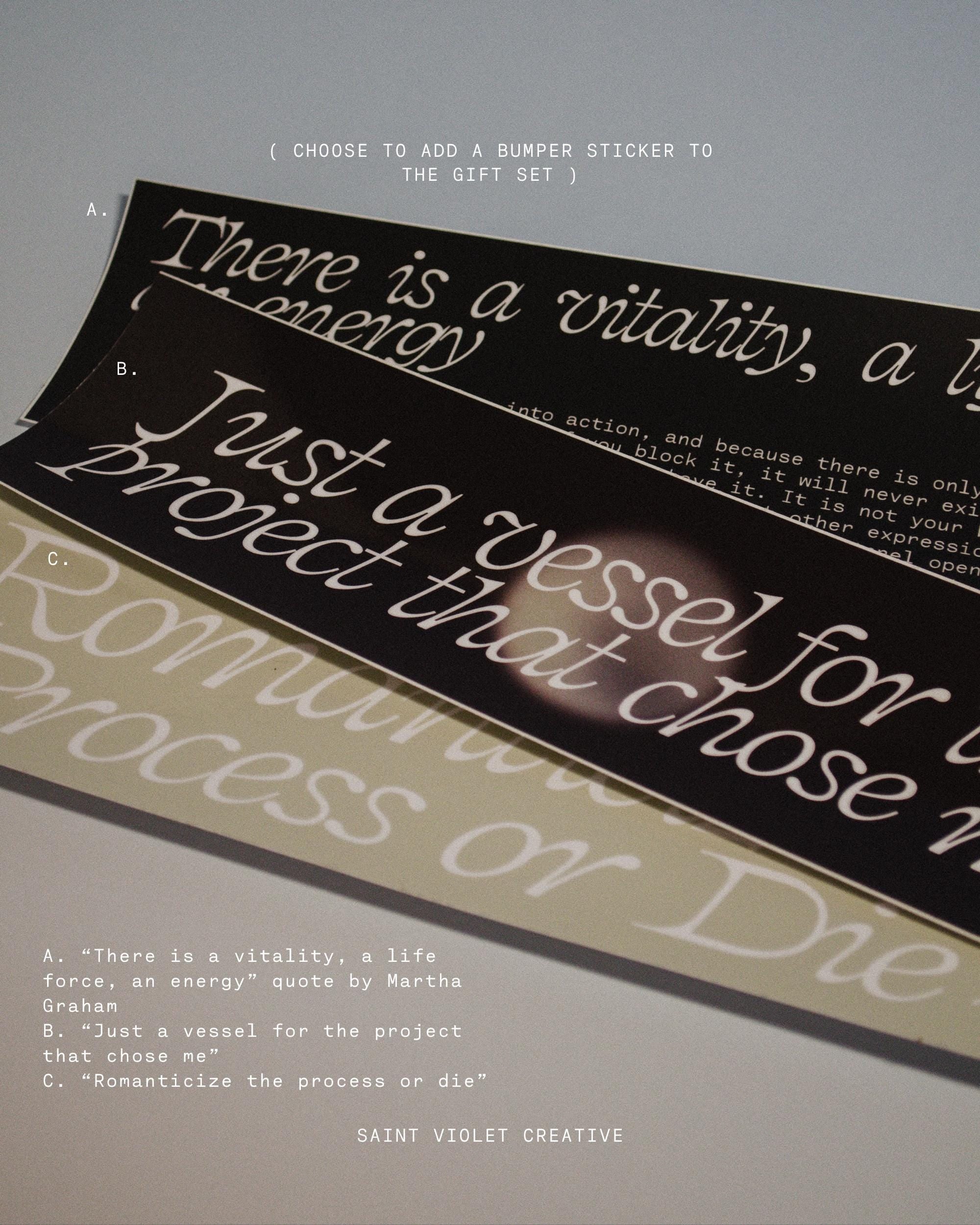 The Defiant Creative Gift Set