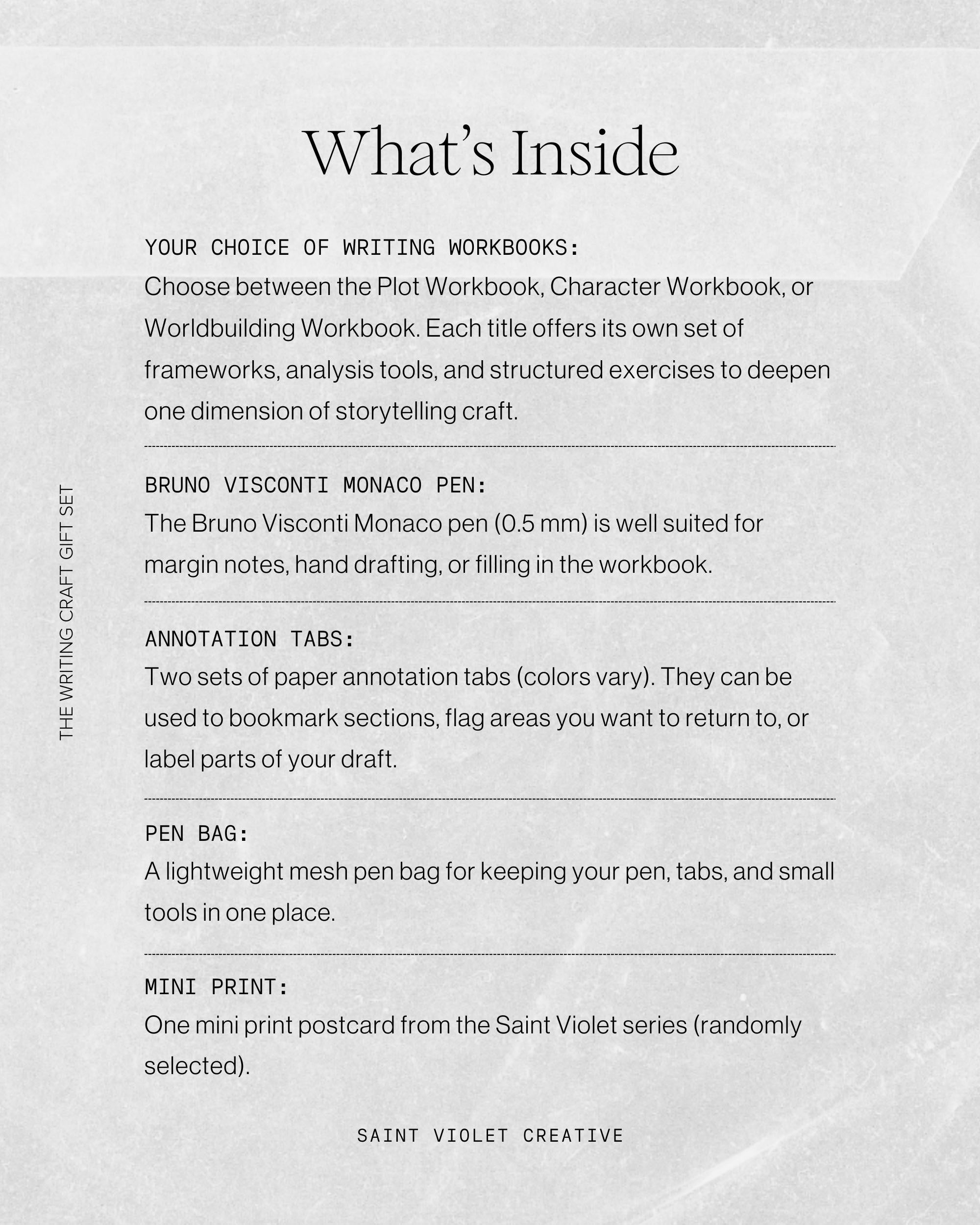 The Worldbuilding Workbook Gift Set